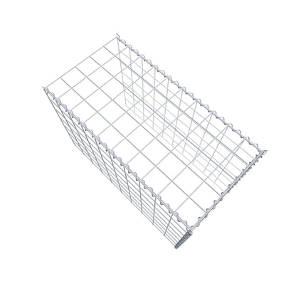 Opvokset gabion type 4 100 cm x 70 cm x 50 cm (L x H x D), maskestørrelse 10 cm x 10 cm, spiral