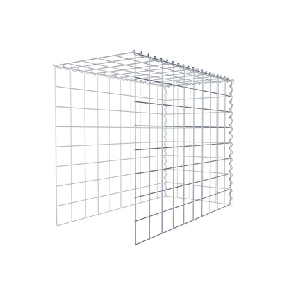 Gabion rapporté type 4 100 cm x 80 cm x 50 cm (L x H x P), mailles 10 cm x 10 cm, spirale