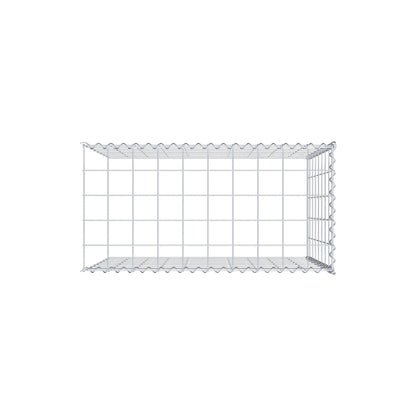 Gabion rapporté type 4 100 cm x 80 cm x 50 cm (L x H x P), mailles 10 cm x 10 cm, spirale