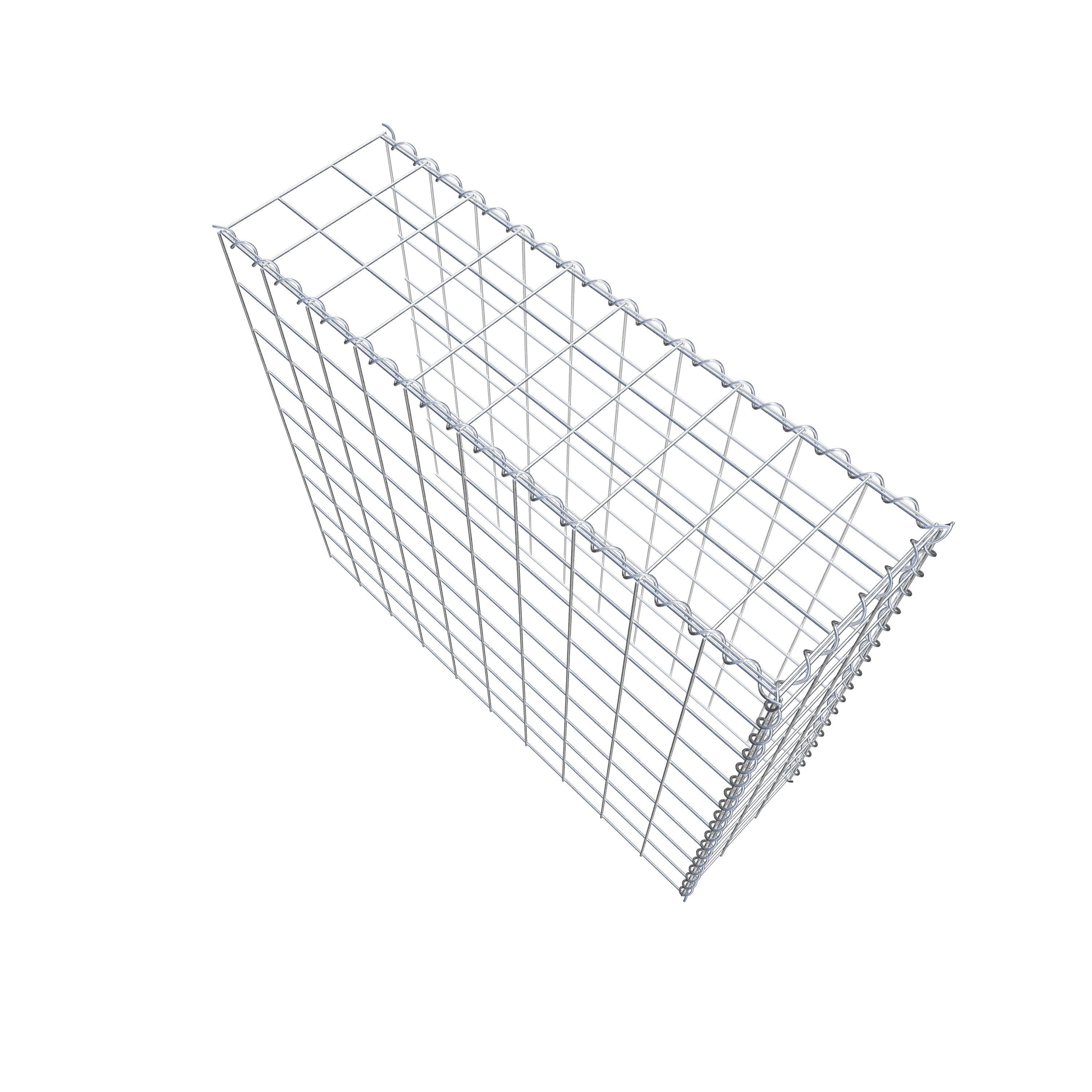 Gabion sur toile type 4 100 cm x 90 cm x 30 cm (L x H x P), maille 10 cm x 10 cm, spirale