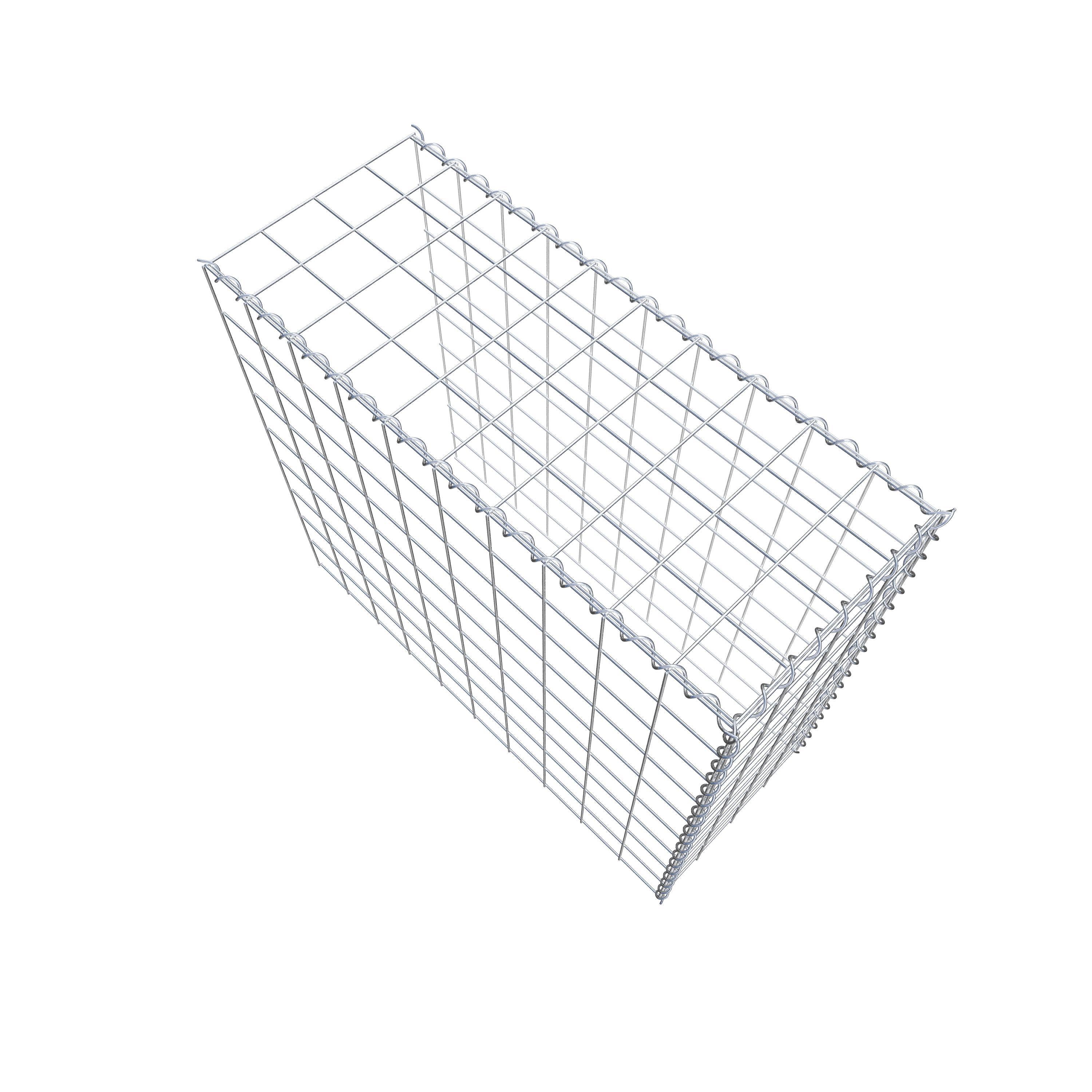 Gabion sur toile type 4 100 cm x 90 cm x 40 cm (L x H x P), maille 10 cm x 10 cm, spirale