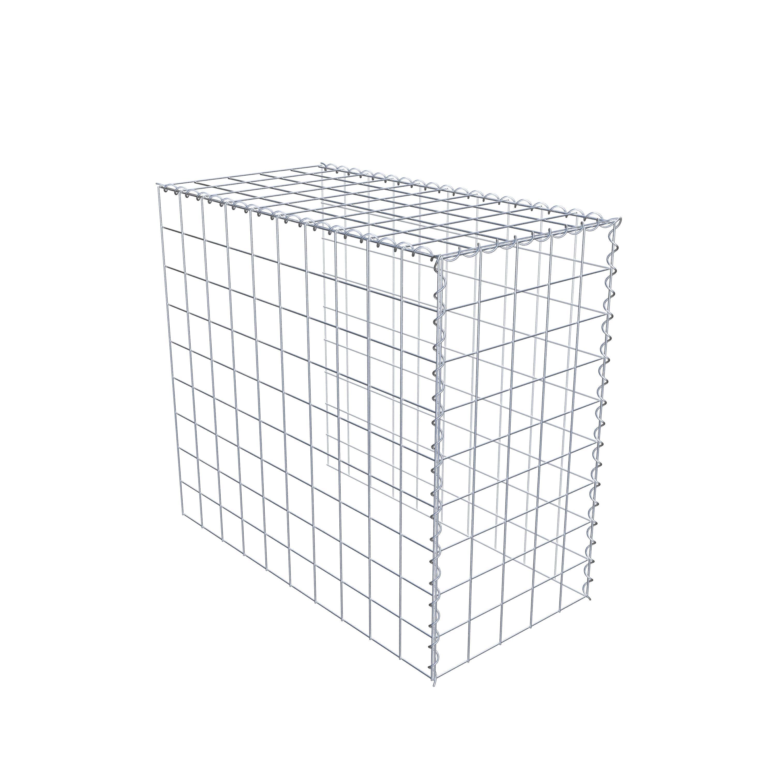 Gabion sur toile type 4 100 cm x 90 cm x 50 cm (L x H x P), maille 10 cm x 10 cm, spirale