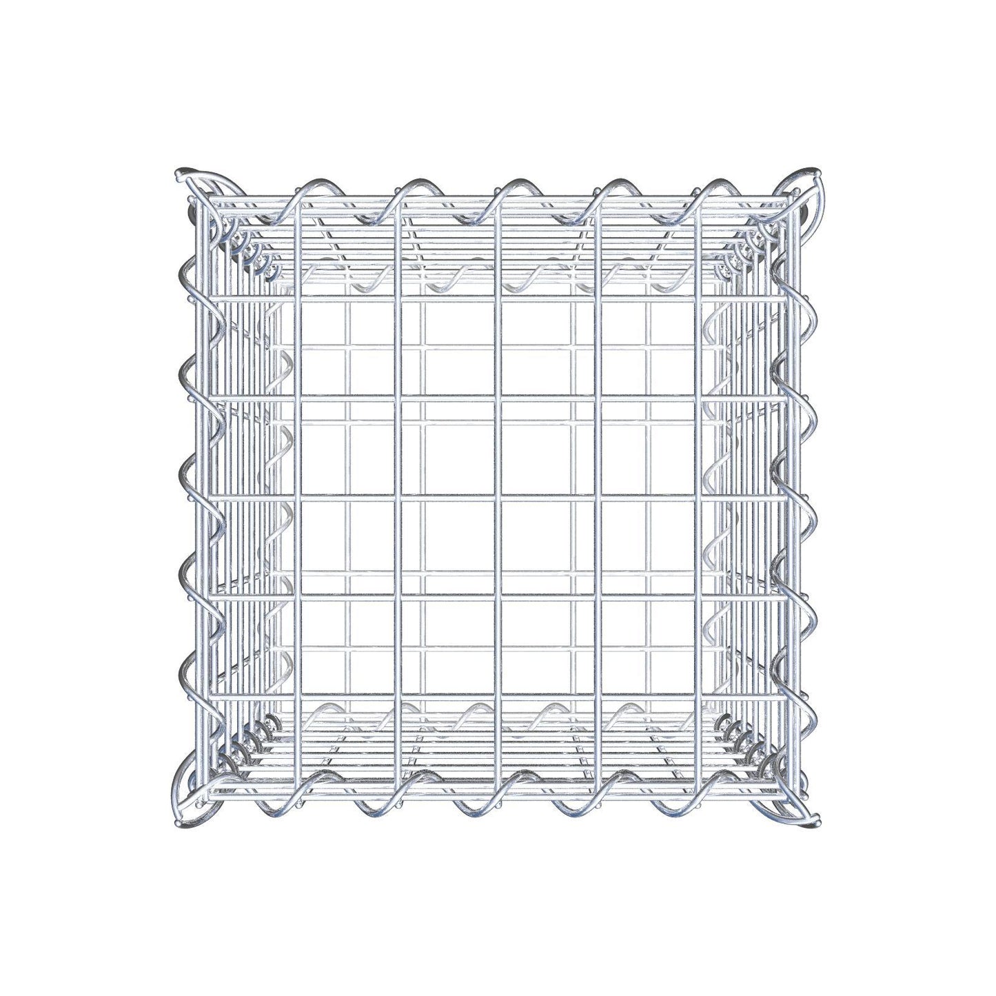 Gabion 30 cm x 30 cm x 30 cm (L x H x D), mesh size 5 cm x 5 cm, spiral