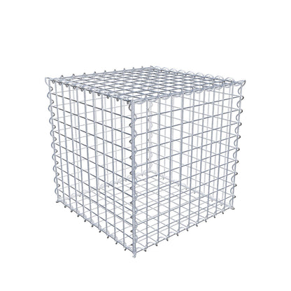 Gabion 50 cm x 50 cm x 50 cm (L x H x D), maskestørrelse 5 cm x 5 cm, spiral