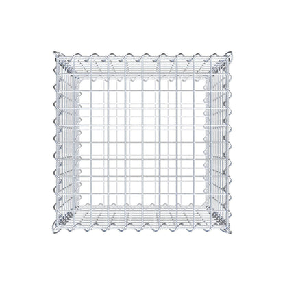 Gabion 50 cm x 50 cm x 50 cm (L x H x D), maskestørrelse 5 cm x 5 cm, spiral