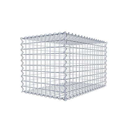 Gabion 80 cm x 50 cm x 50 cm (L x H x D), mesh size 5 cm x 5 cm, spiral