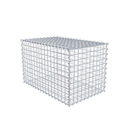 Gabion 80 cm x 50 cm x 50 cm (L x H x D), mesh size 5 cm x 5 cm, spiral