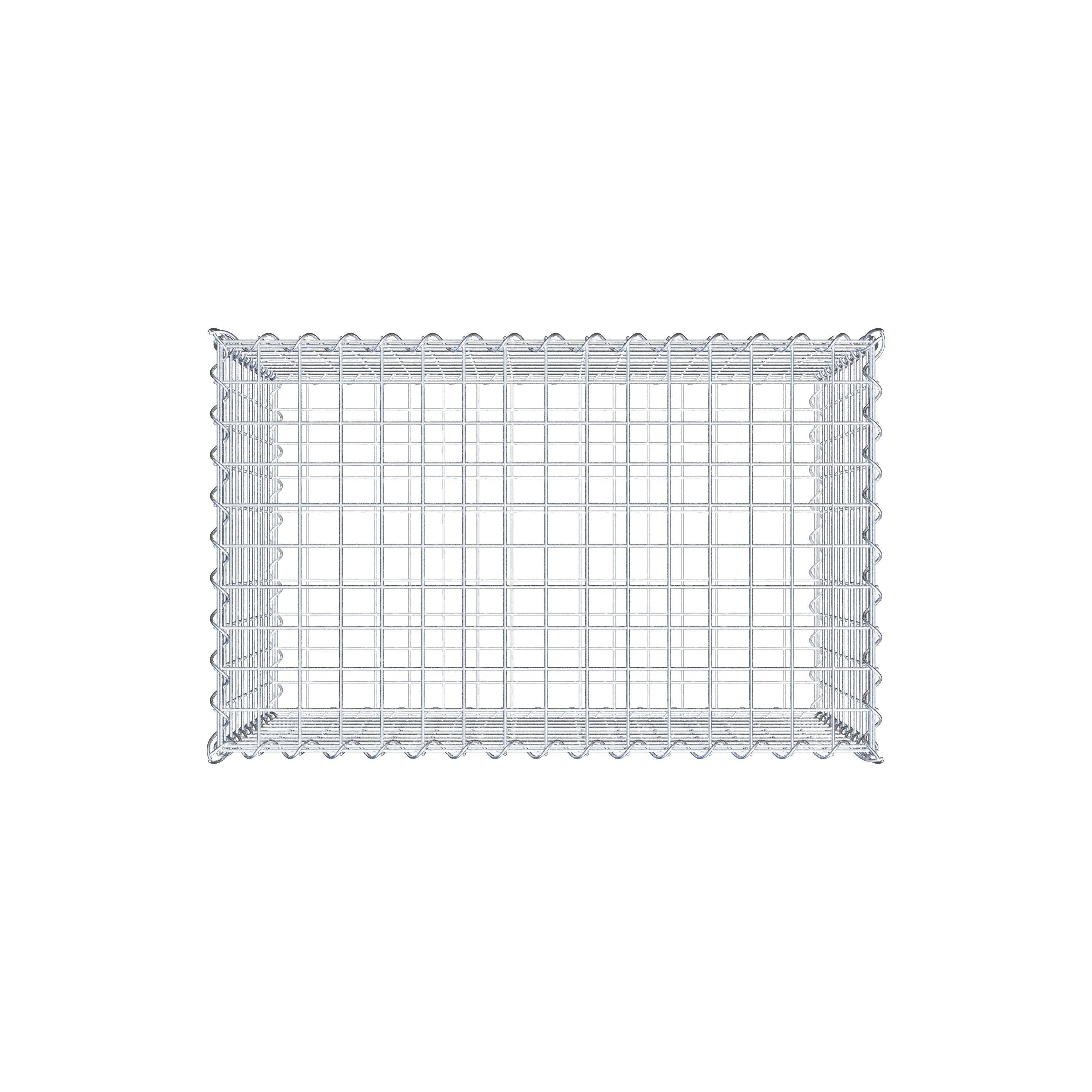 Gabion 80 cm x 50 cm x 50 cm (L x H x P), maille 5 cm x 5 cm, spirale