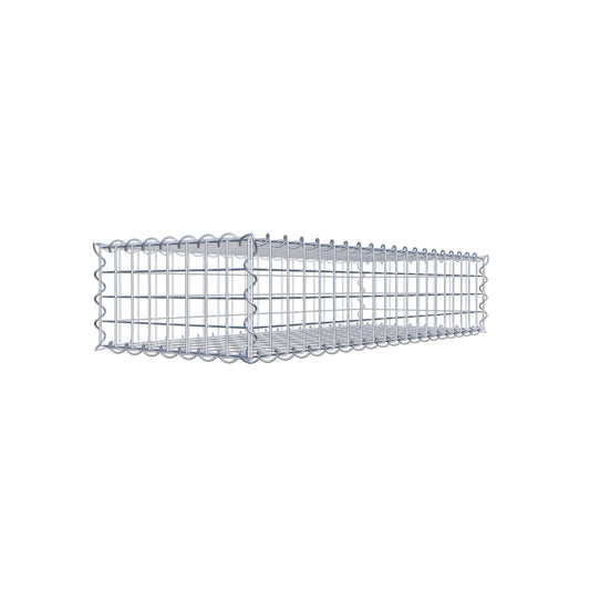 Gabion 100 cm x 20 cm x 40 cm (L x H x D), mesh size 5 cm x 5 cm, spiral