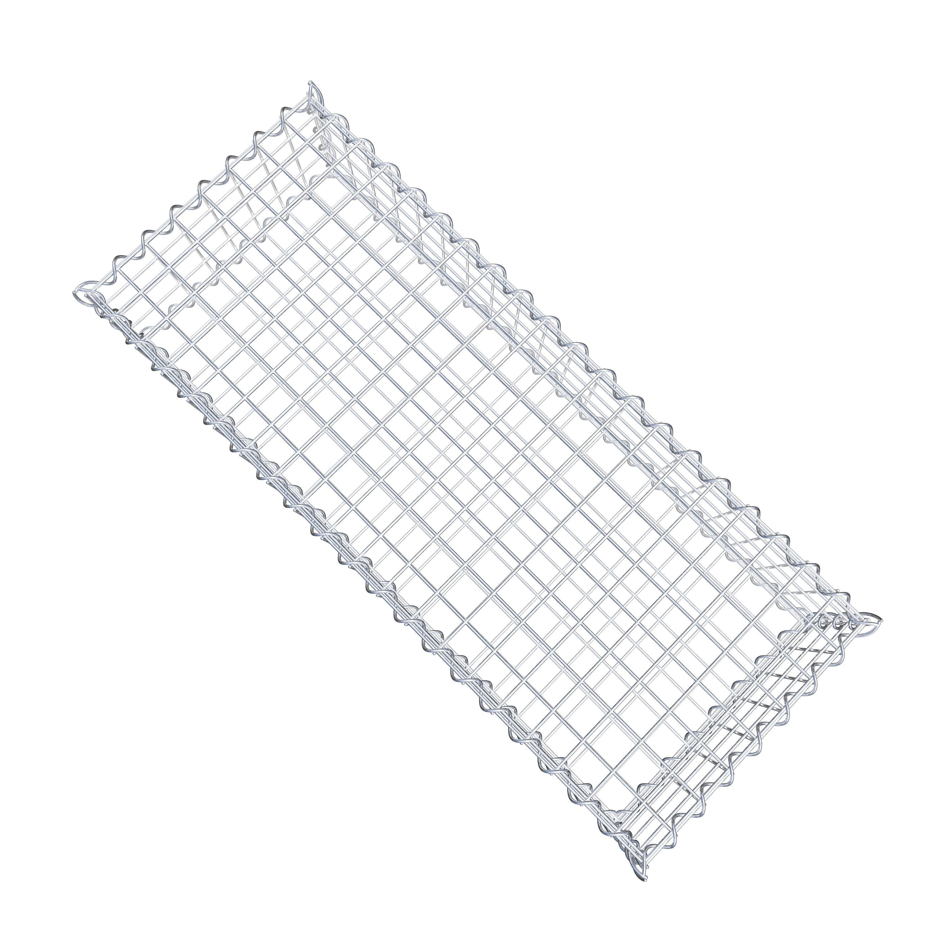 Gabion 100 cm x 20 cm x 40 cm (L x H x P), maille 5 cm x 5 cm, spirale