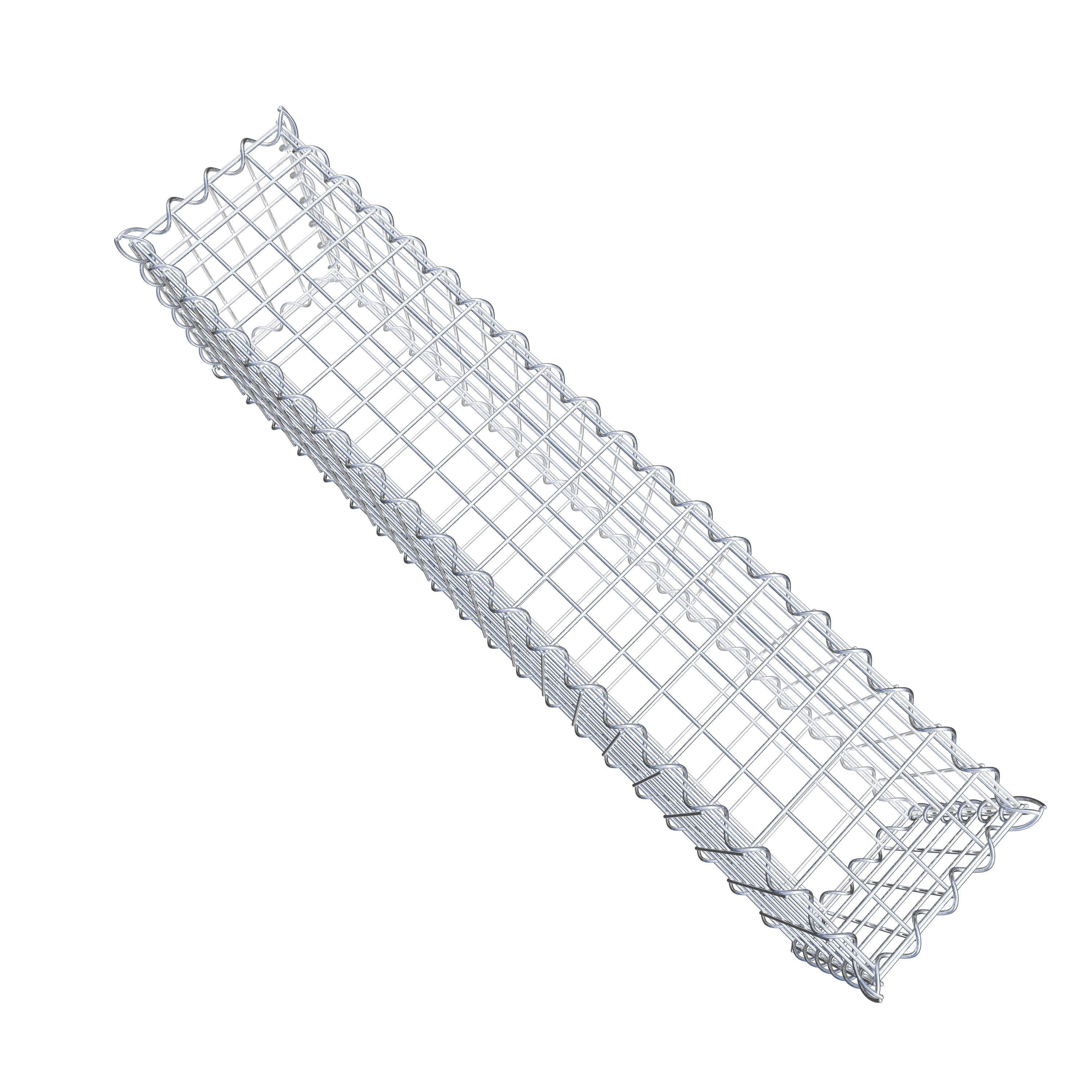 Gabion 100 cm x 30 cm x 20 cm (L x H x P), maille 5 cm x 5 cm, spirale