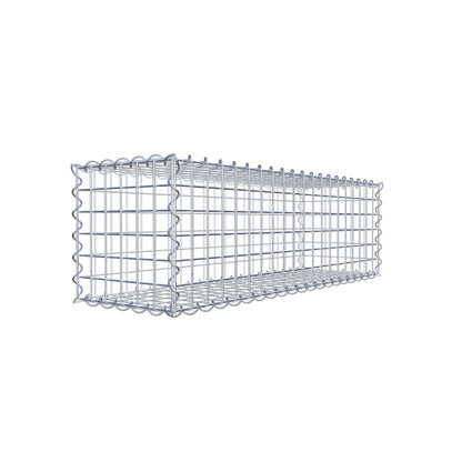 Schanskorf 100 cm x 30 cm x 30 cm (L x H x D), maaswijdte 5 cm x 5 cm, spiraalvormig