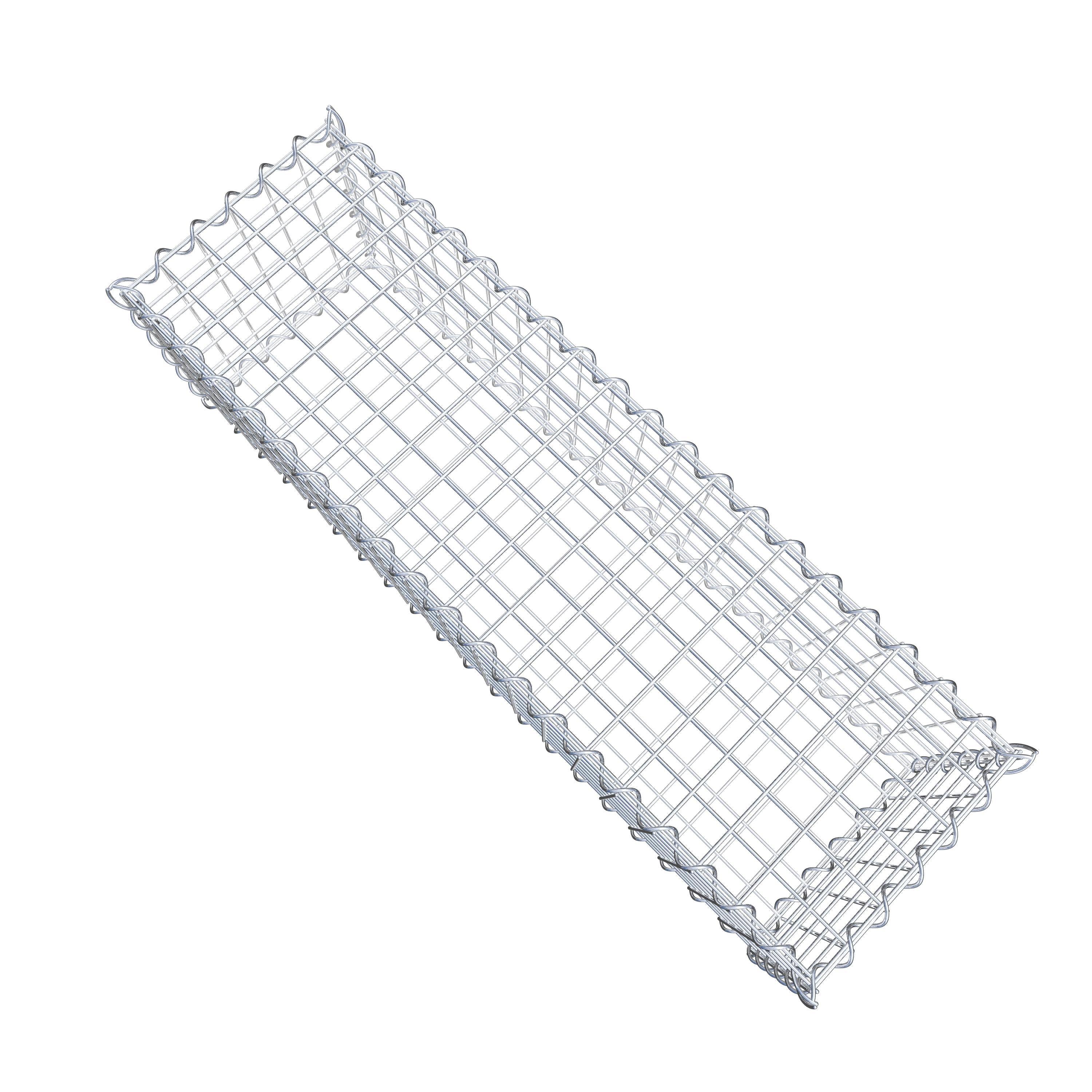 Gabion 100 cm x 30 cm x 30 cm (L x H x P), maille 5 cm x 5 cm, spirale