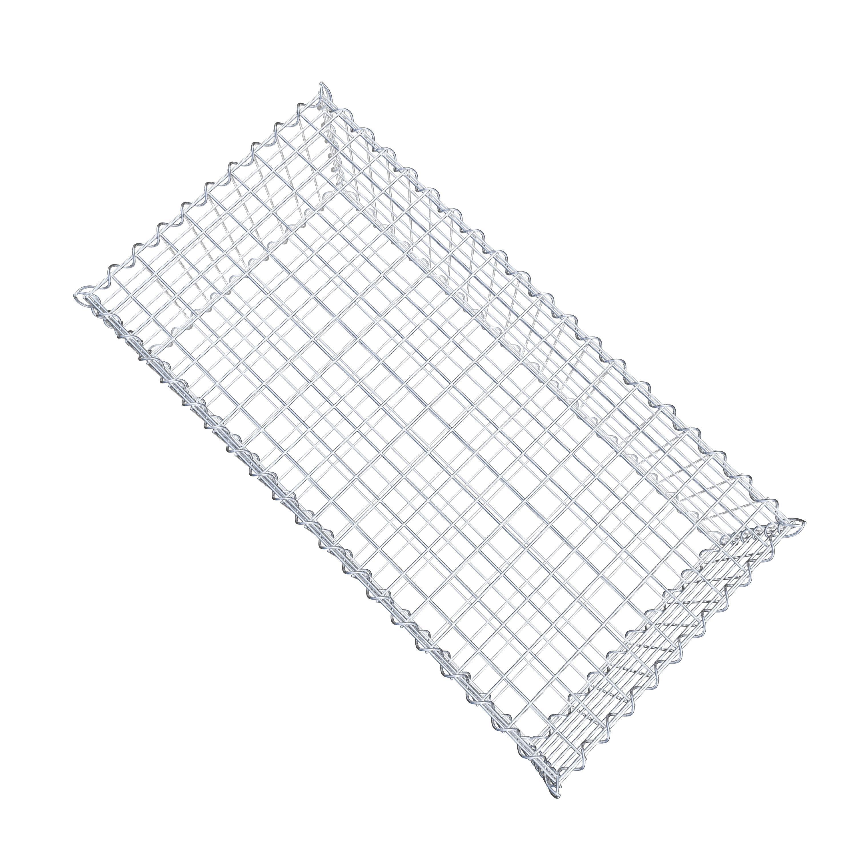 Gabion 100 cm x 30 cm x 50 cm (L x H x P), maille 5 cm x 5 cm, spirale