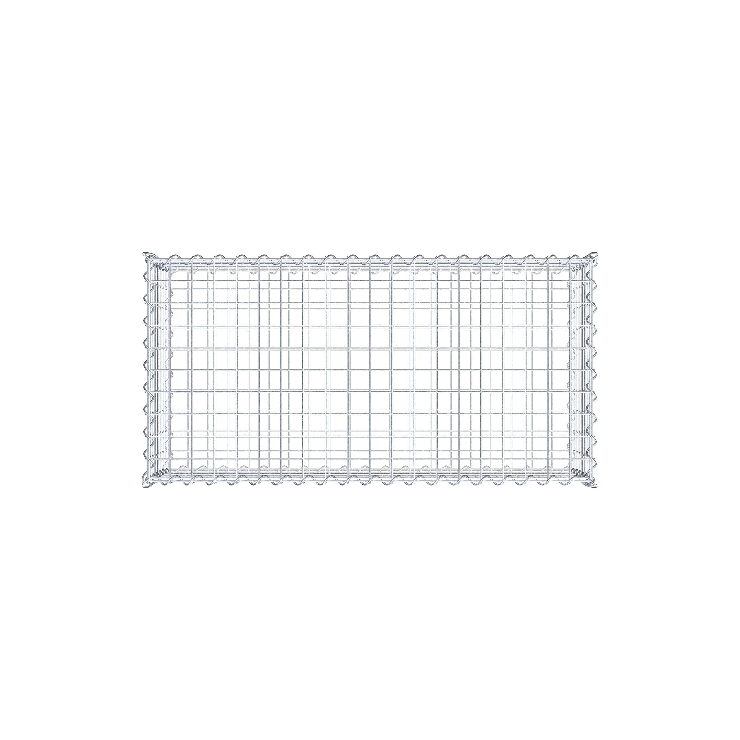 Gabion 100 cm x 30 cm x 50 cm (L x H x P), maille 5 cm x 5 cm, spirale