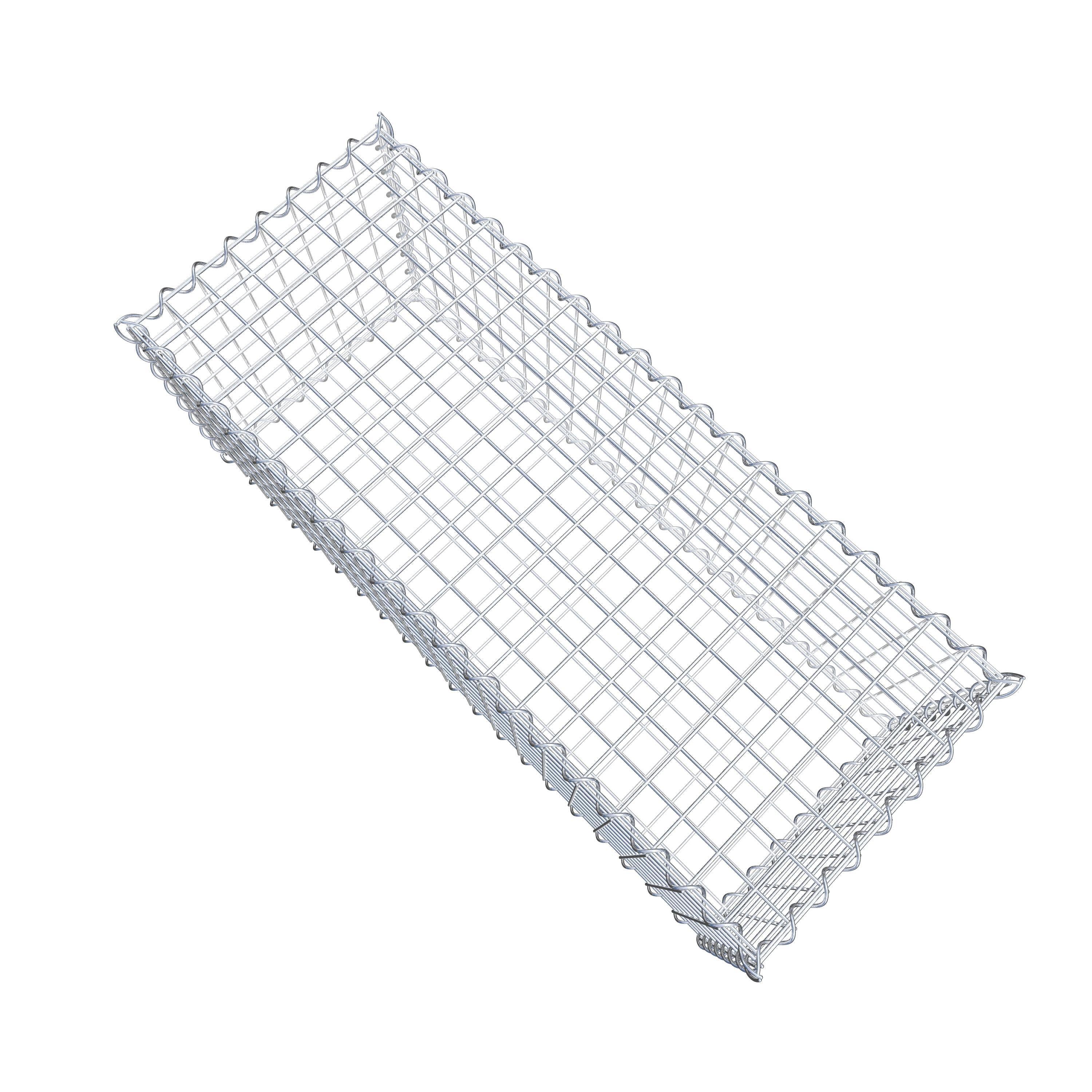 Gabion 100 cm x 40 cm x 40 cm (L x H x P), maille 5 cm x 5 cm, spirale