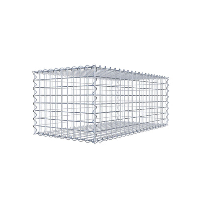 Gabion 100 cm x 40 cm x 50 cm (L x H x D), mesh size 5 cm x 5 cm, spiral
