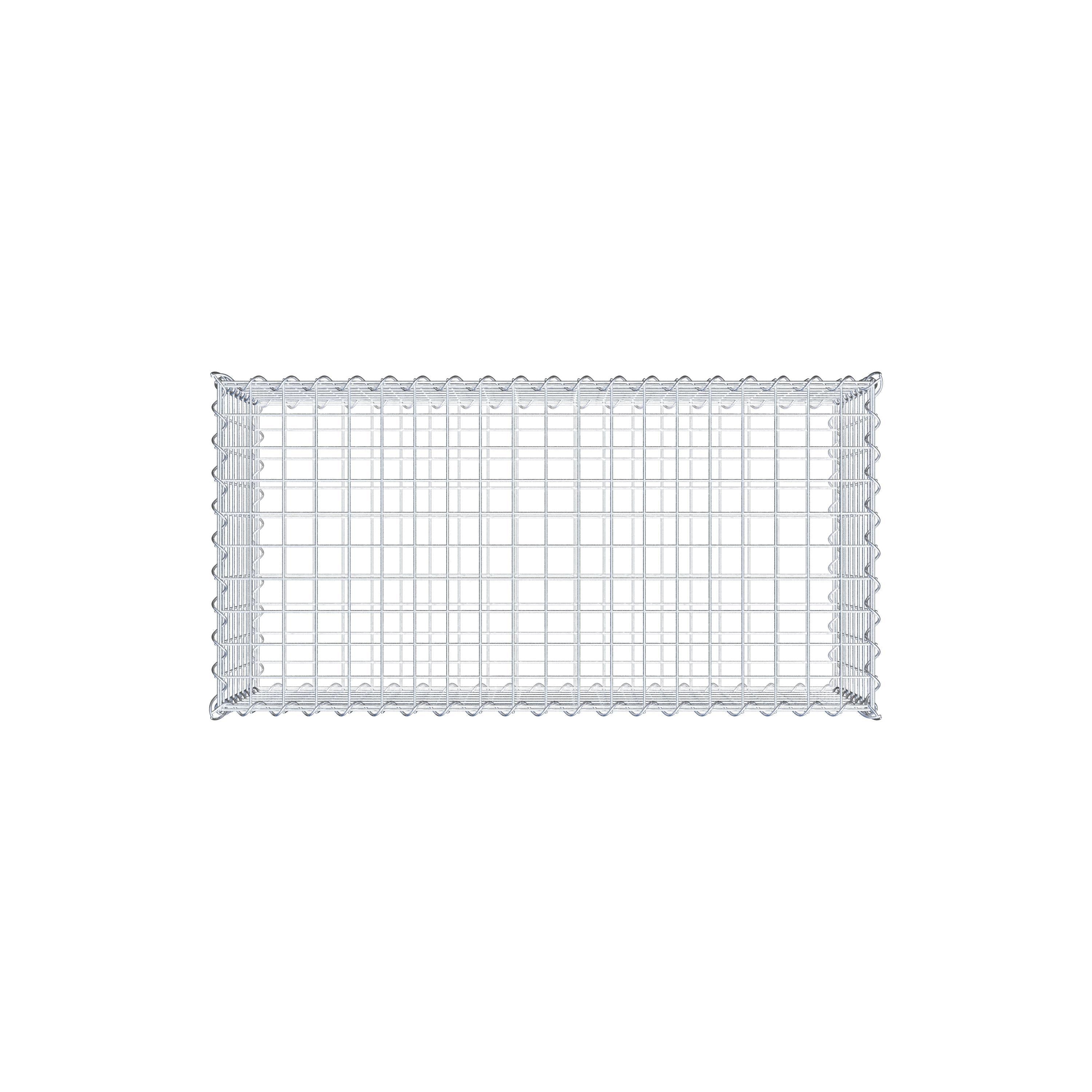 Gabion 100 cm x 40 cm x 50 cm (L x H x P), maille 5 cm x 5 cm, spirale