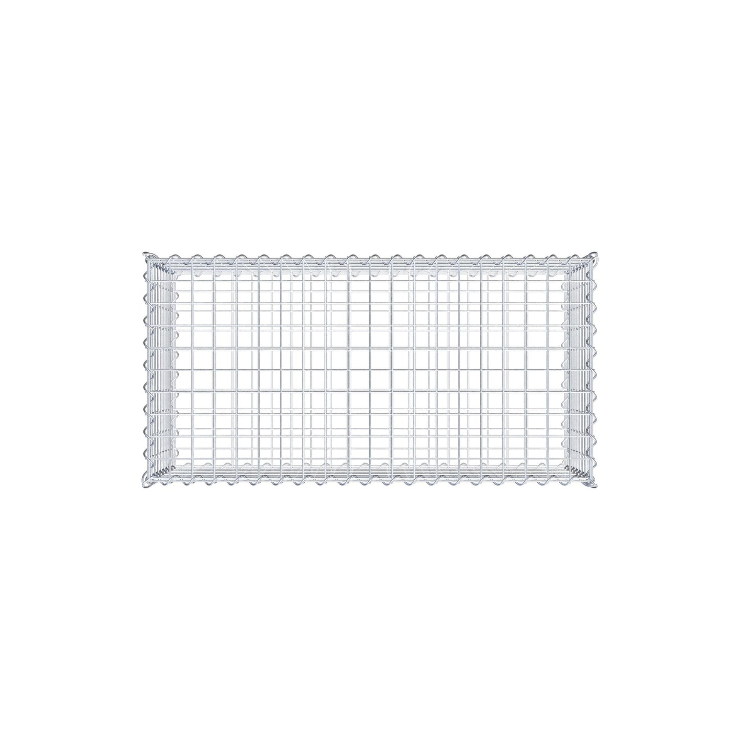 Gabion 100 cm x 40 cm x 50 cm (L x H x D), mesh size 5 cm x 5 cm, spiral