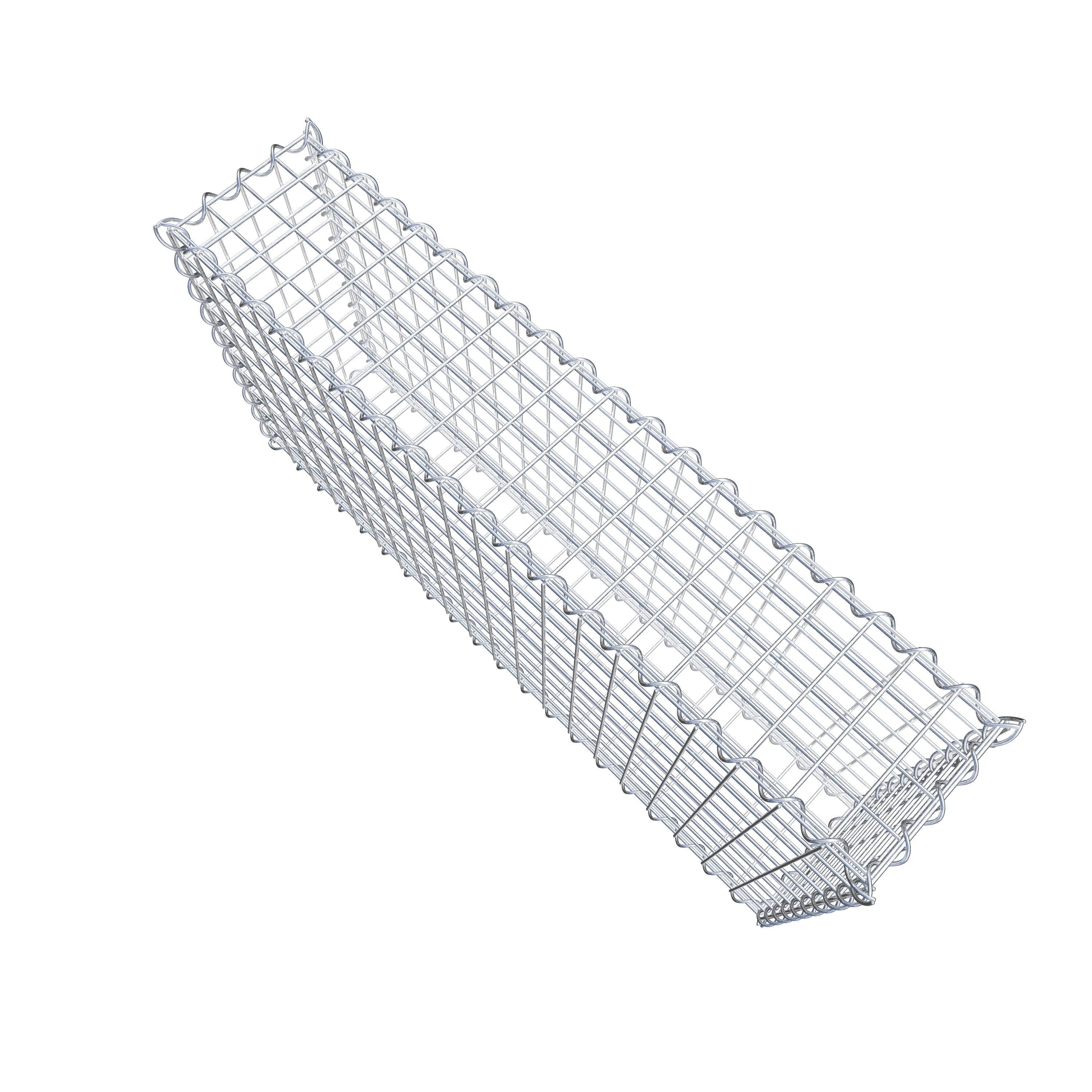 Gabion 100 cm x 50 cm x 20 cm (L x H x P), maille 5 cm x 5 cm, spirale