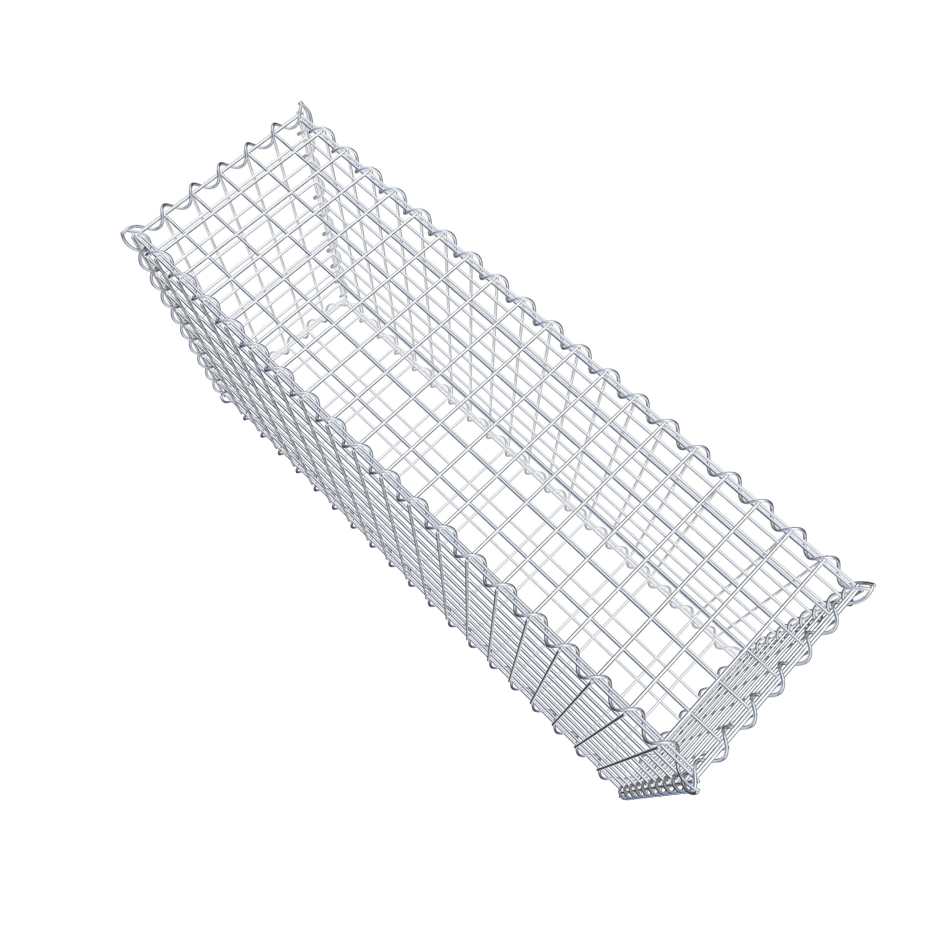 Gabion 100 cm x 50 cm x 30 cm (L x H x P), maille 5 cm x 5 cm, spirale