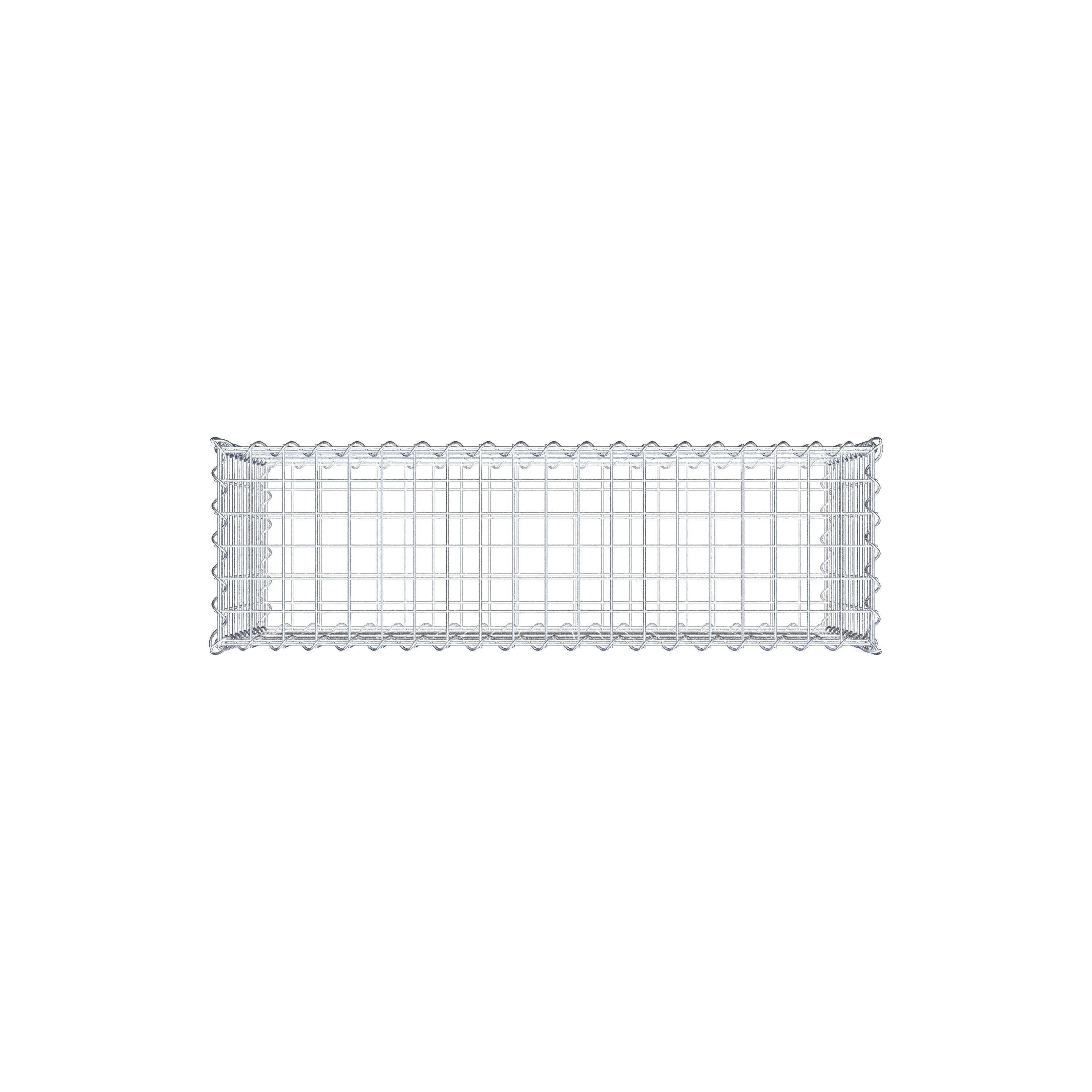 Gabion 100 cm x 50 cm x 30 cm (L x H x P), maille 5 cm x 5 cm, spirale