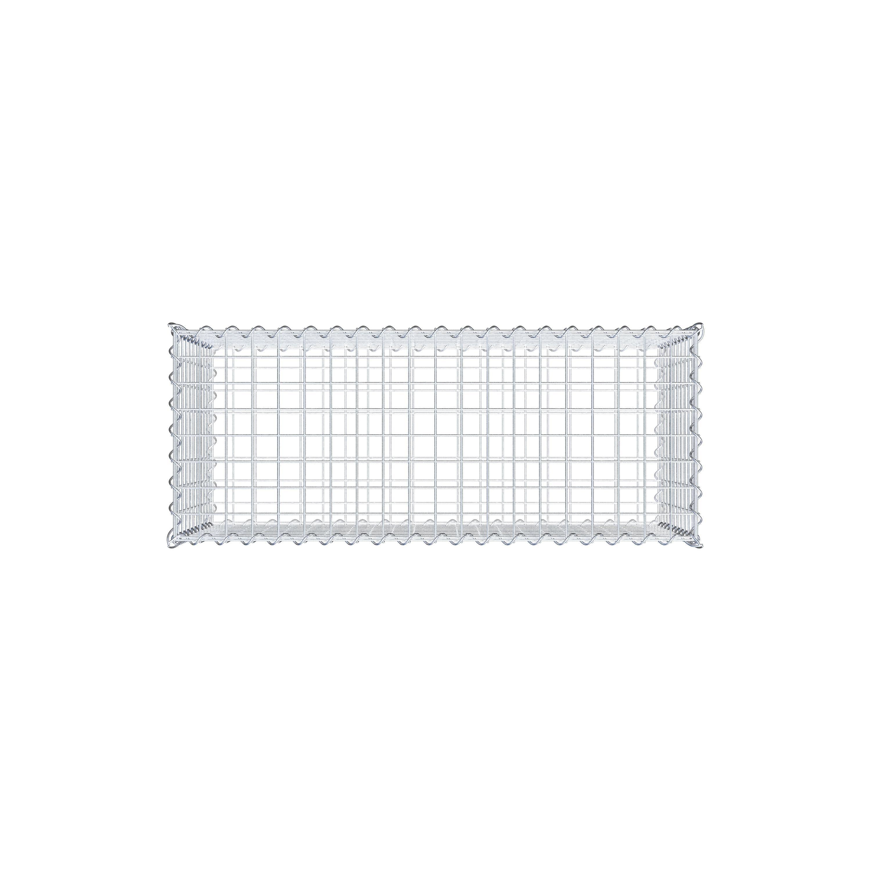 Gabion 100 cm x 50 cm x 40 cm (L x H x P), maille 5 cm x 5 cm, spirale