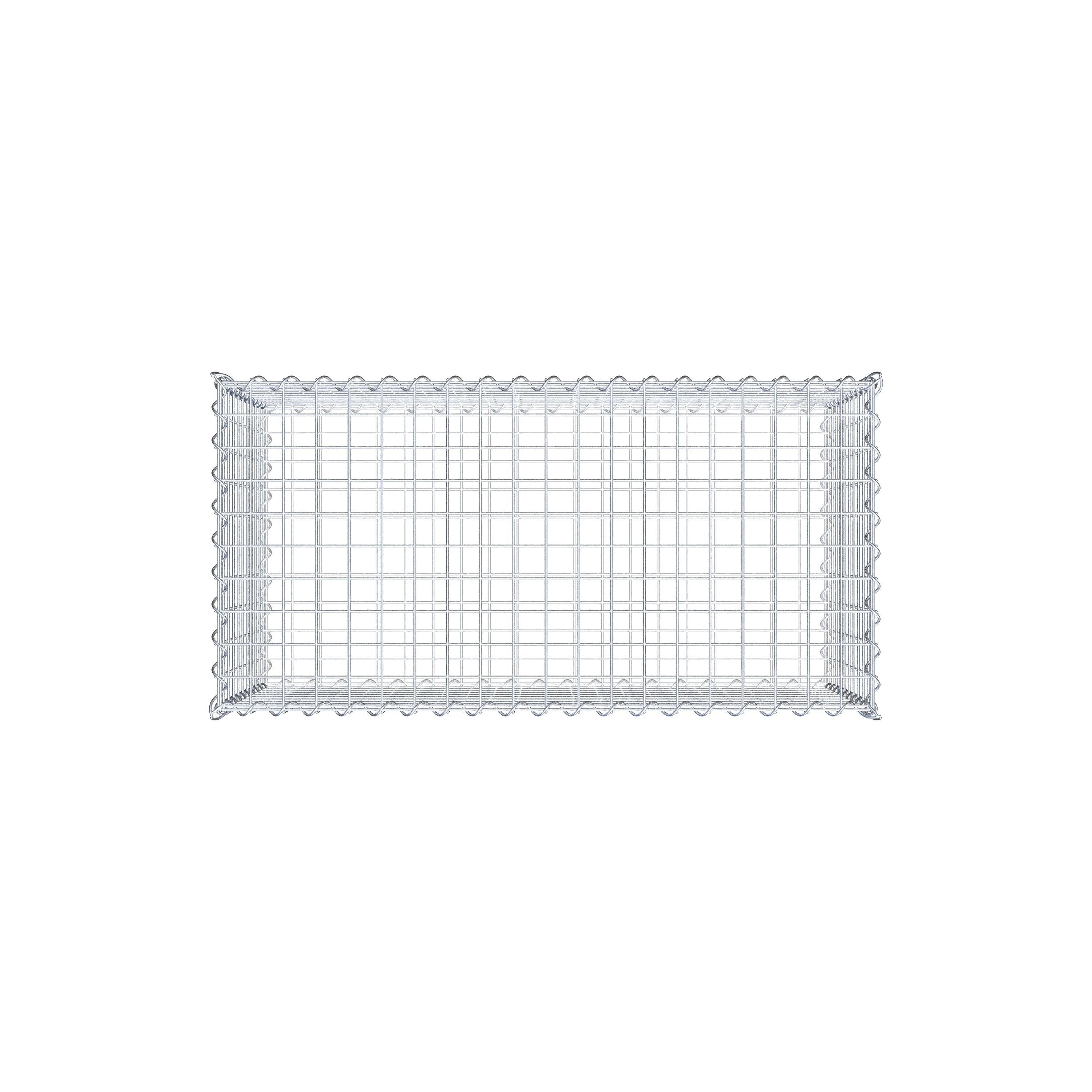 Gabion 100 cm x 50 cm x 50 cm (L x H x P), maille 5 cm x 5 cm, spirale