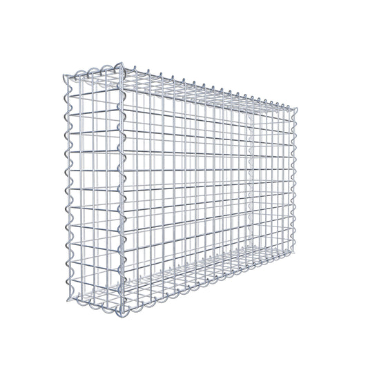 Gabion 100 cm x 60 cm x 20 cm (L x H x D), maskestørrelse 5 cm x 5 cm, spiral