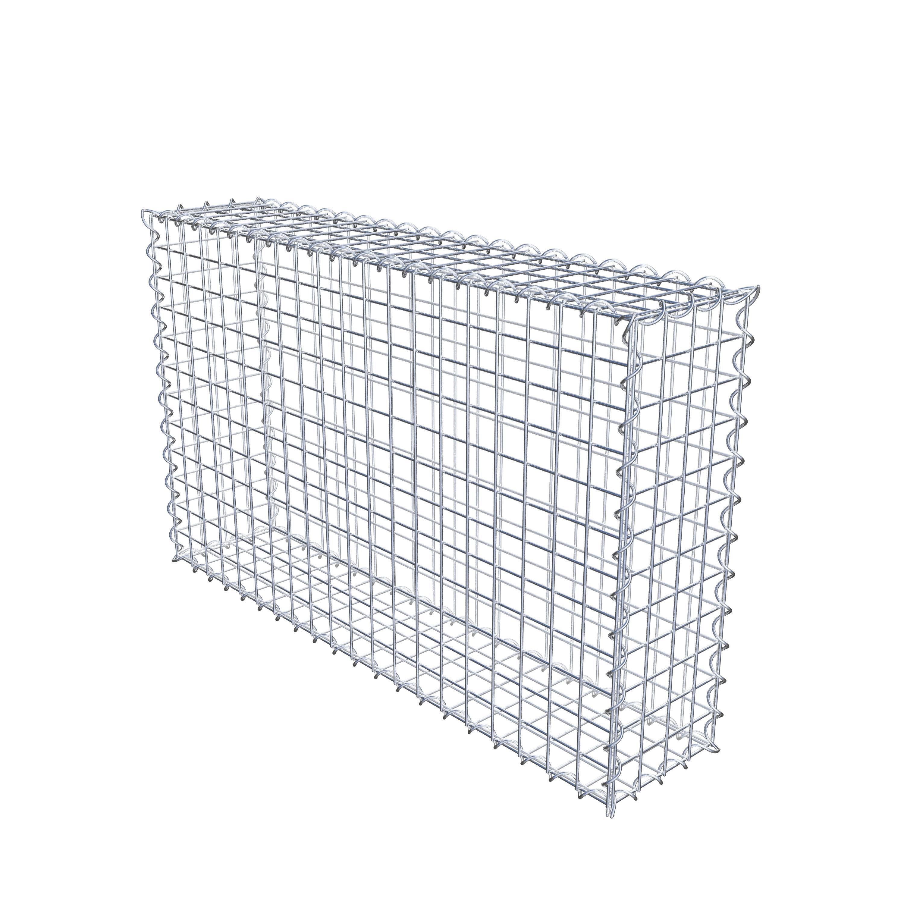 Gabion 100 cm x 60 cm x 20 cm (L x H x P), maille 5 cm x 5 cm, spirale