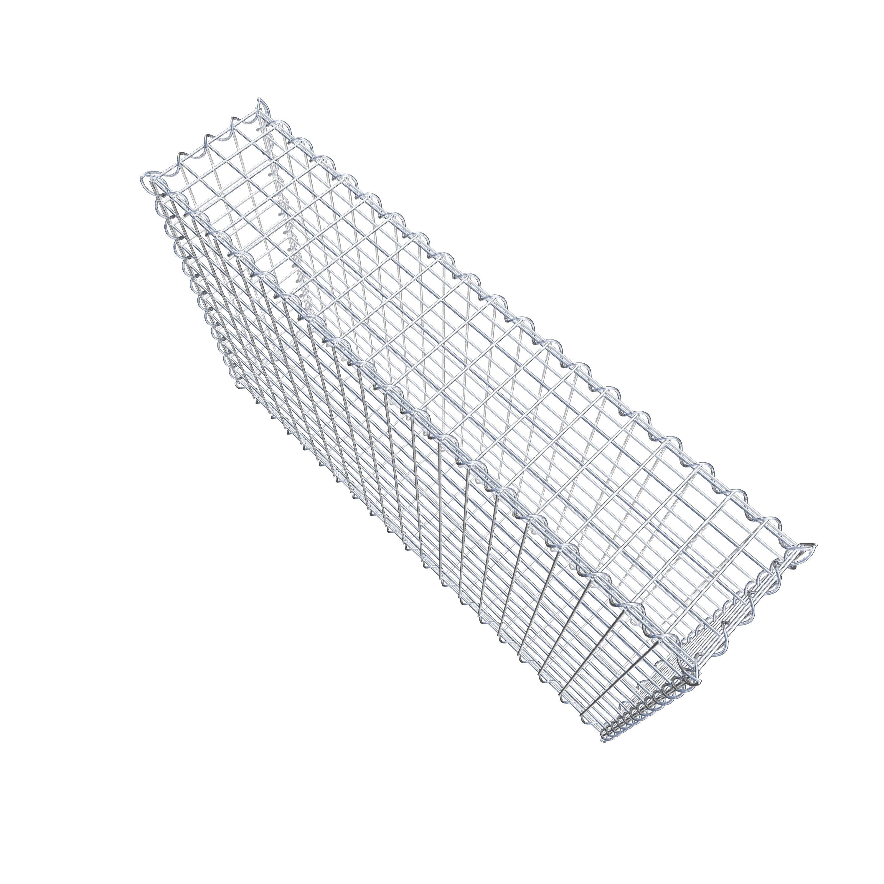 Gabion 100 cm x 60 cm x 20 cm (L x H x P), maille 5 cm x 5 cm, spirale