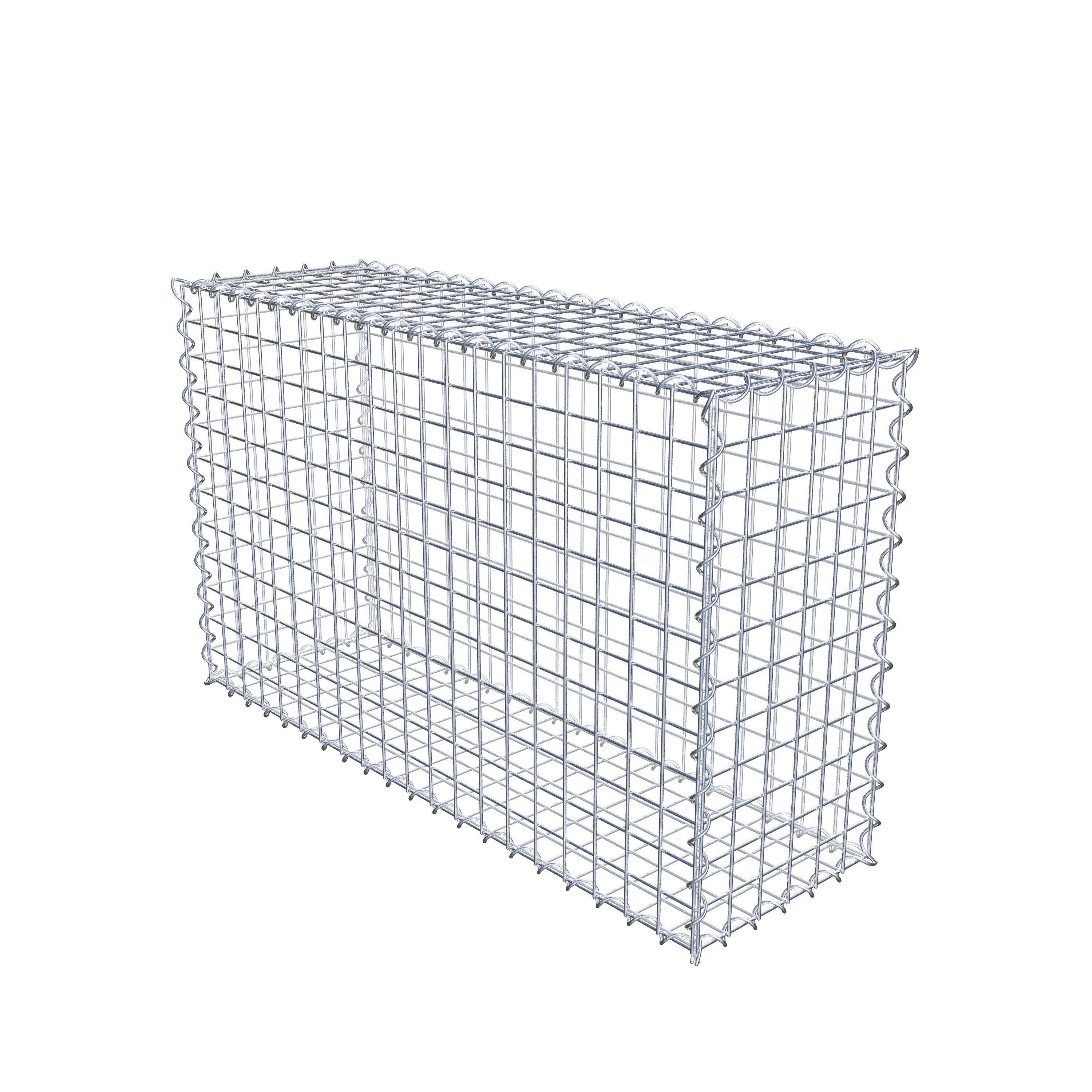 Gabion 100 cm x 60 cm x 30 cm (L x H x P), maille 5 cm x 5 cm, spirale