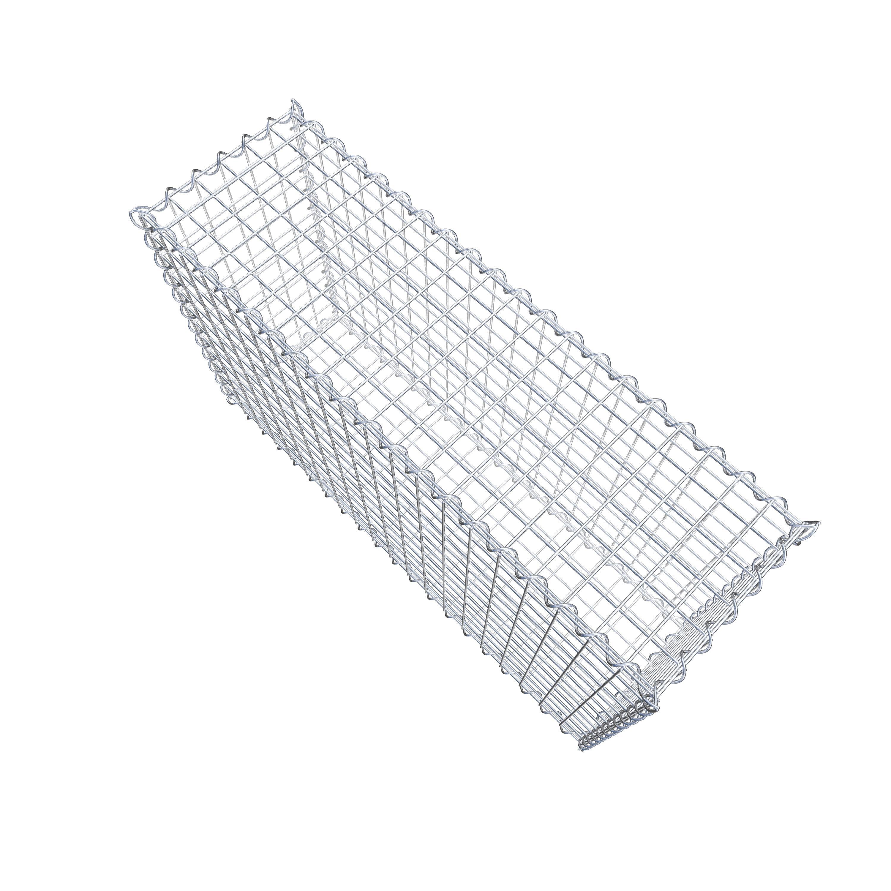 Gabion 100 cm x 60 cm x 30 cm (L x H x P), maille 5 cm x 5 cm, spirale