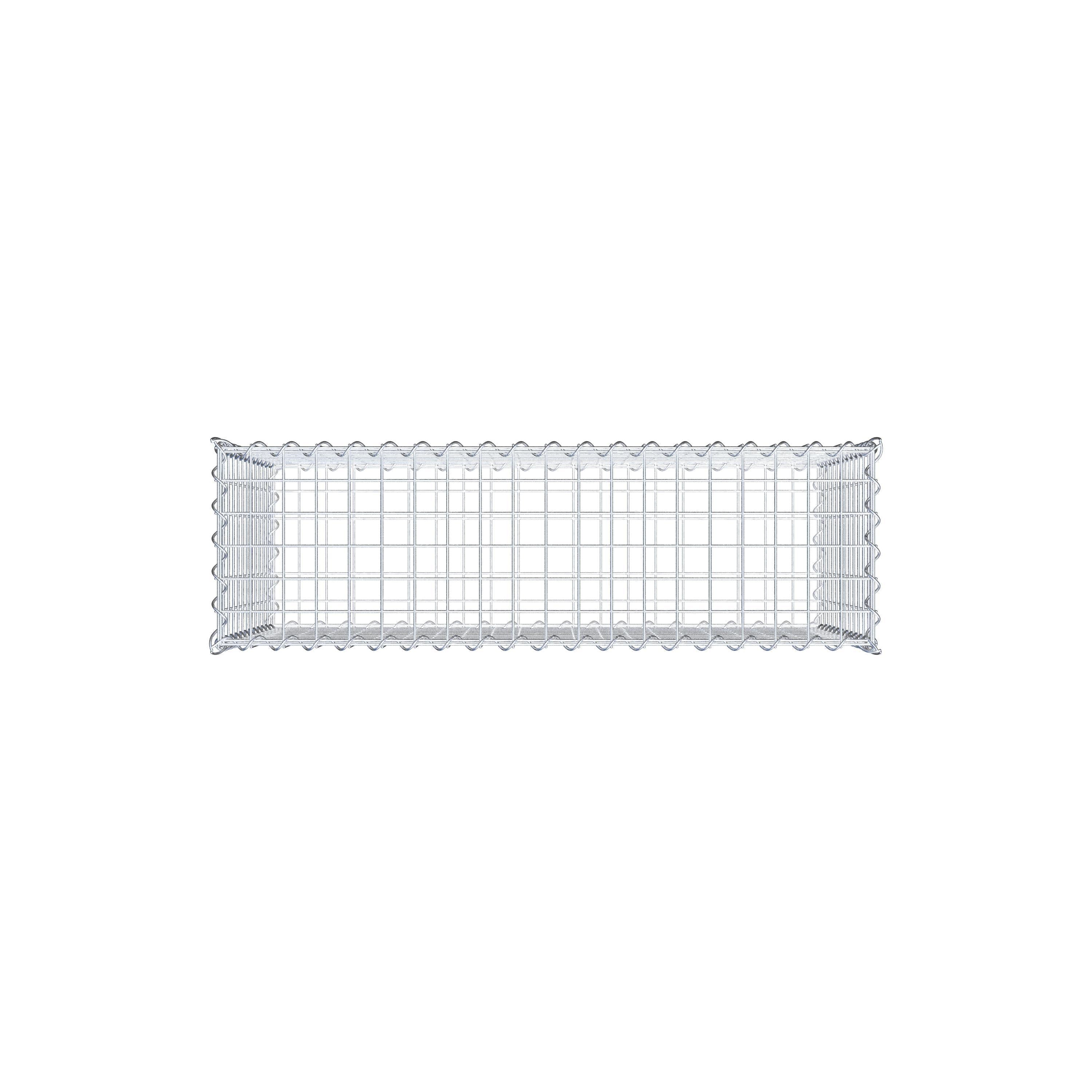 Gabion 100 cm x 60 cm x 30 cm (L x H x P), maille 5 cm x 5 cm, spirale