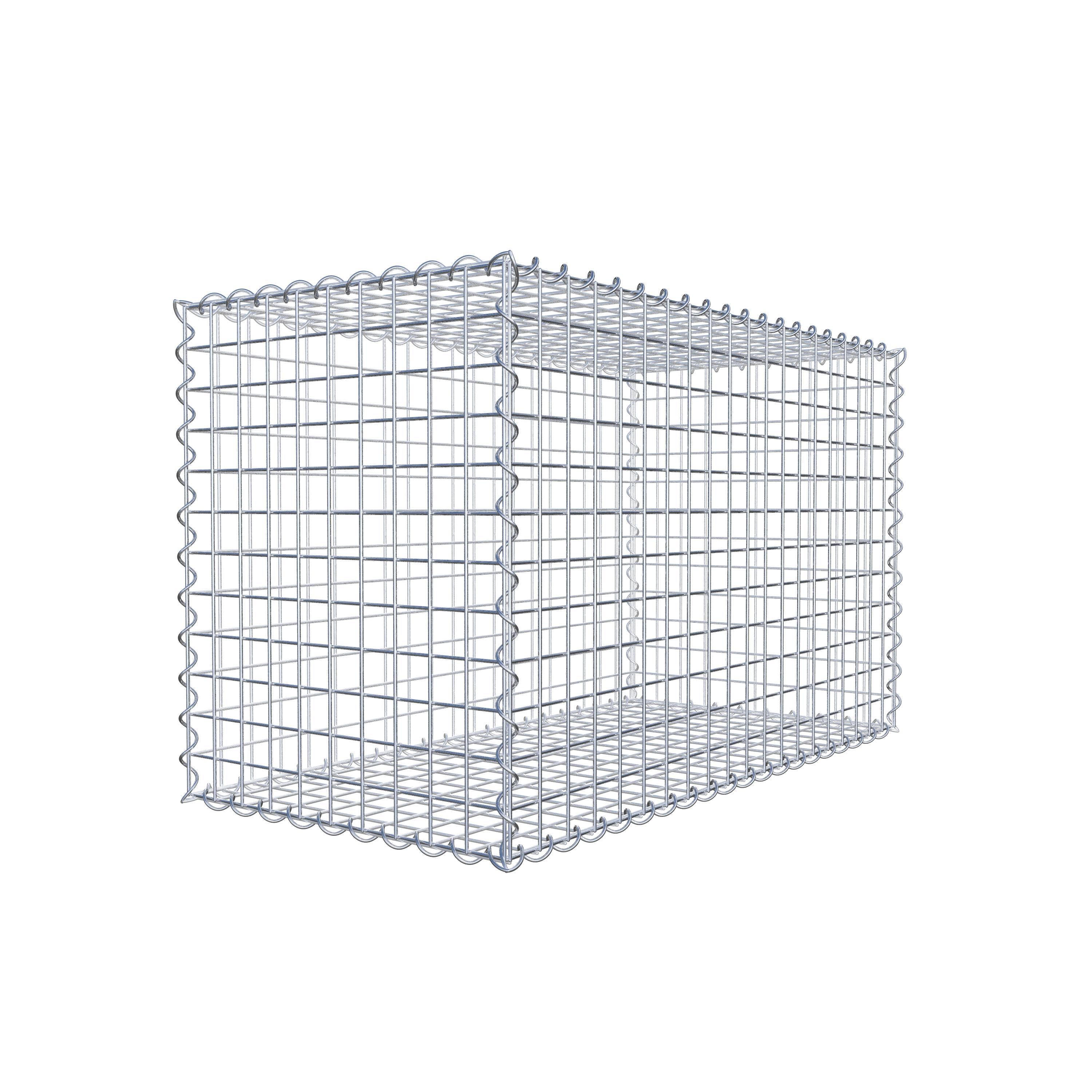 Gabion 100 cm x 60 cm x 50 cm (L x H x P), maille 5 cm x 5 cm, spirale