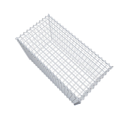 Gabion 100 cm x 60 cm x 50 cm (L x H x D), maskestørrelse 5 cm x 5 cm, spiral