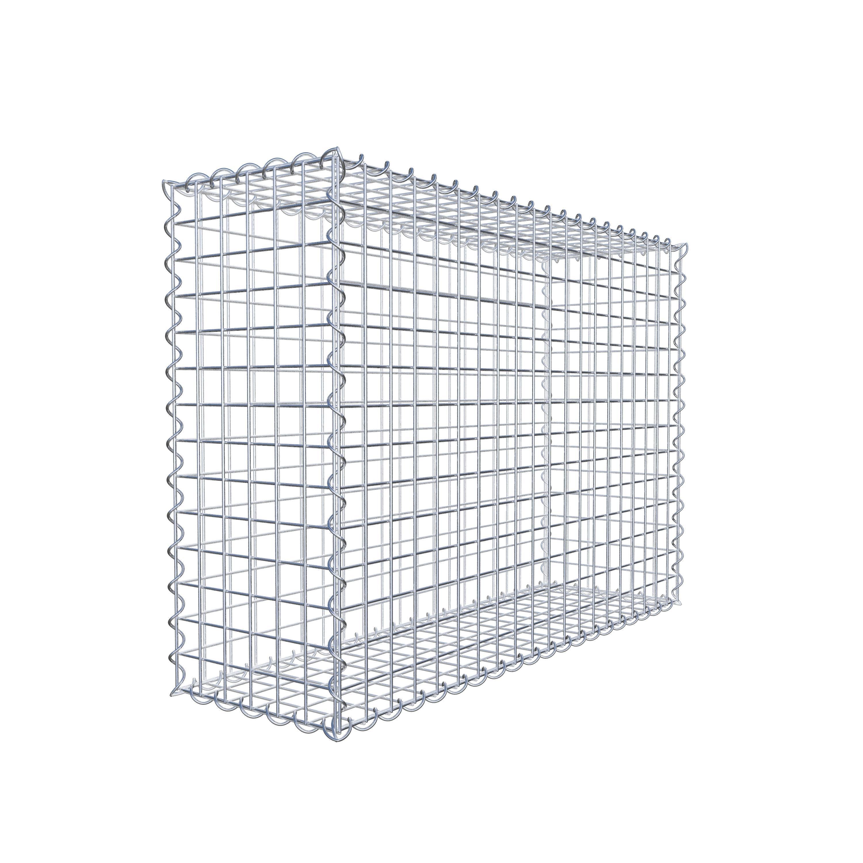 Gabion 100 cm x 70 cm x 30 cm (L x H x P), maille 5 cm x 5 cm, spirale