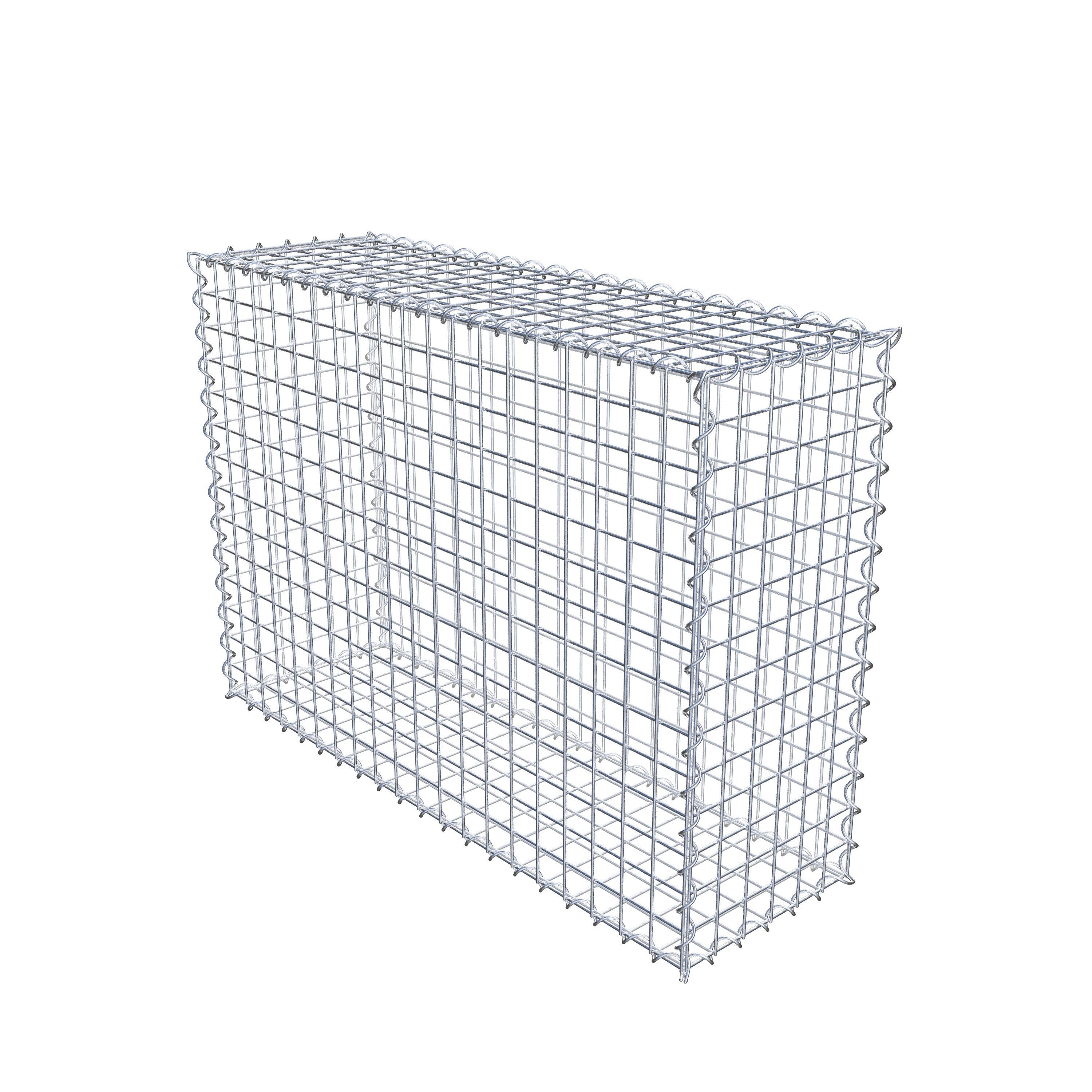 Gabion 100 cm x 70 cm x 30 cm (L x H x P), maille 5 cm x 5 cm, spirale