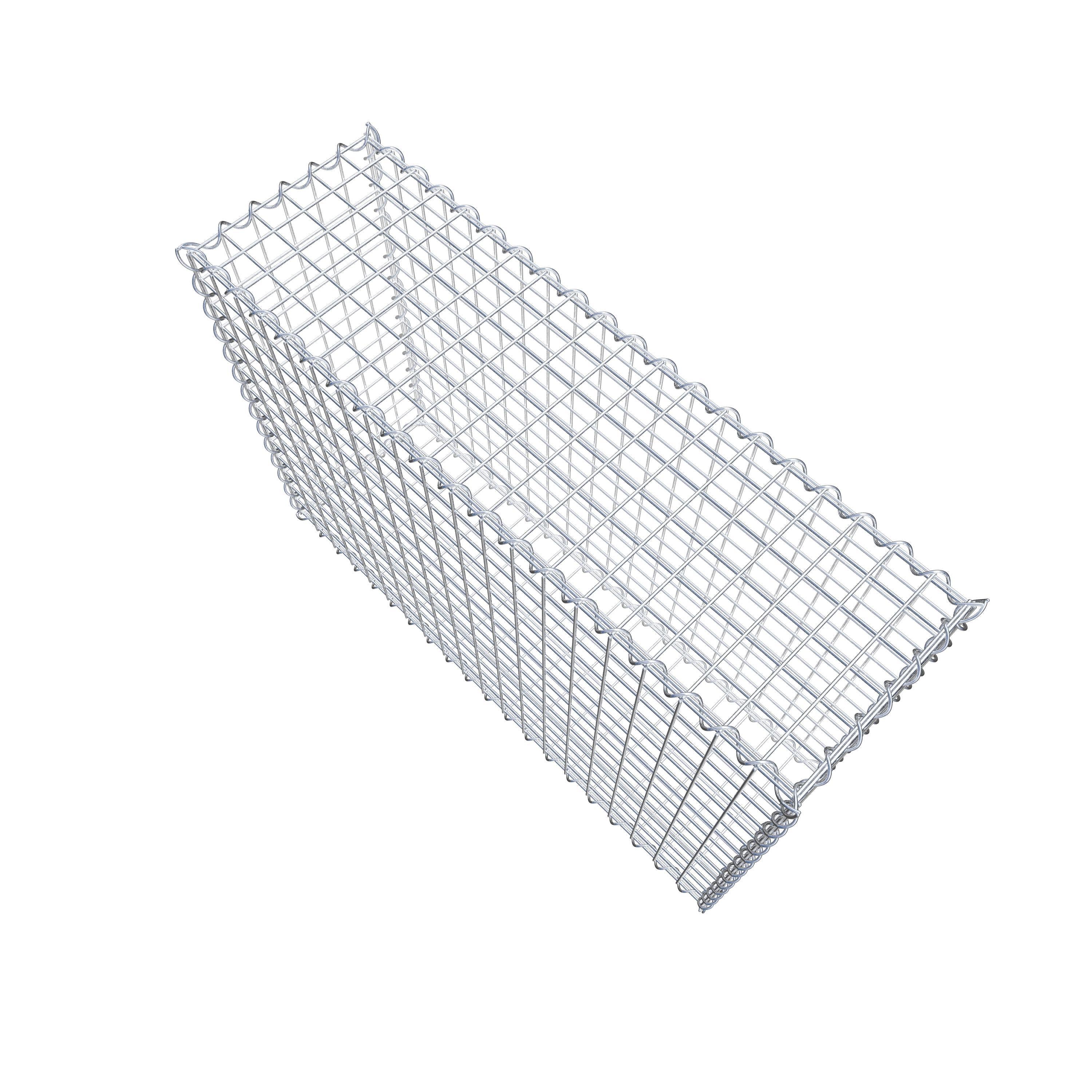 Gabion 100 cm x 70 cm x 30 cm (L x H x P), maille 5 cm x 5 cm, spirale