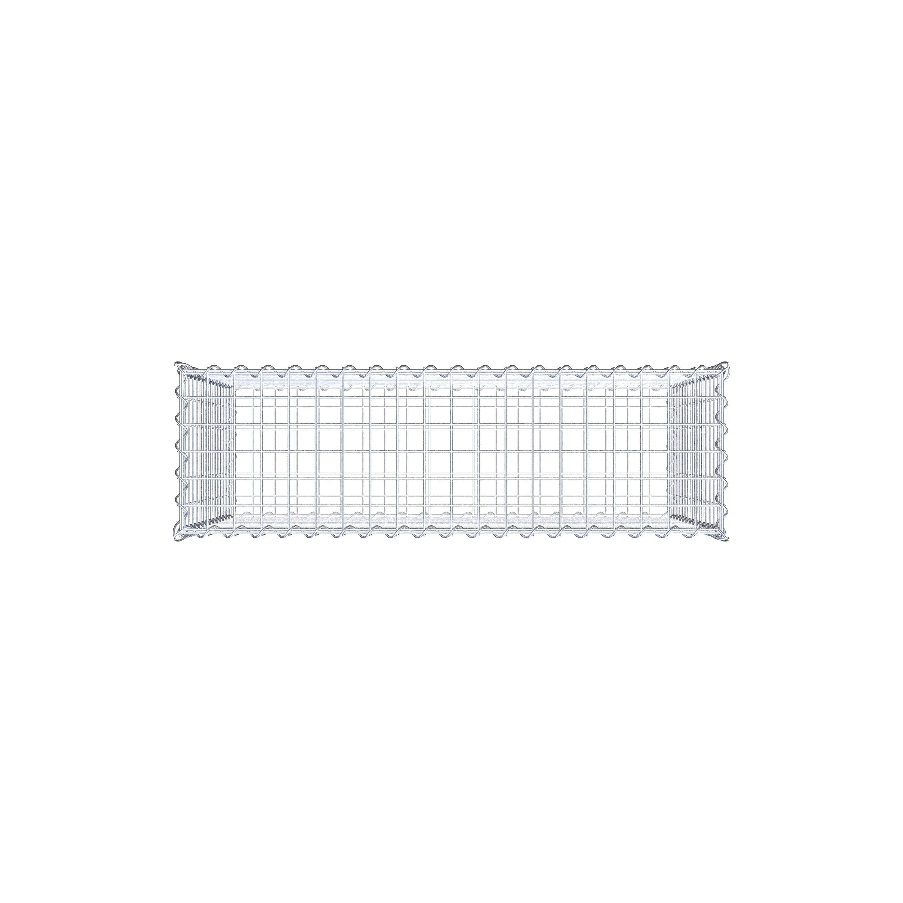 Gabion 100 cm x 70 cm x 30 cm (L x H x P), maille 5 cm x 5 cm, spirale