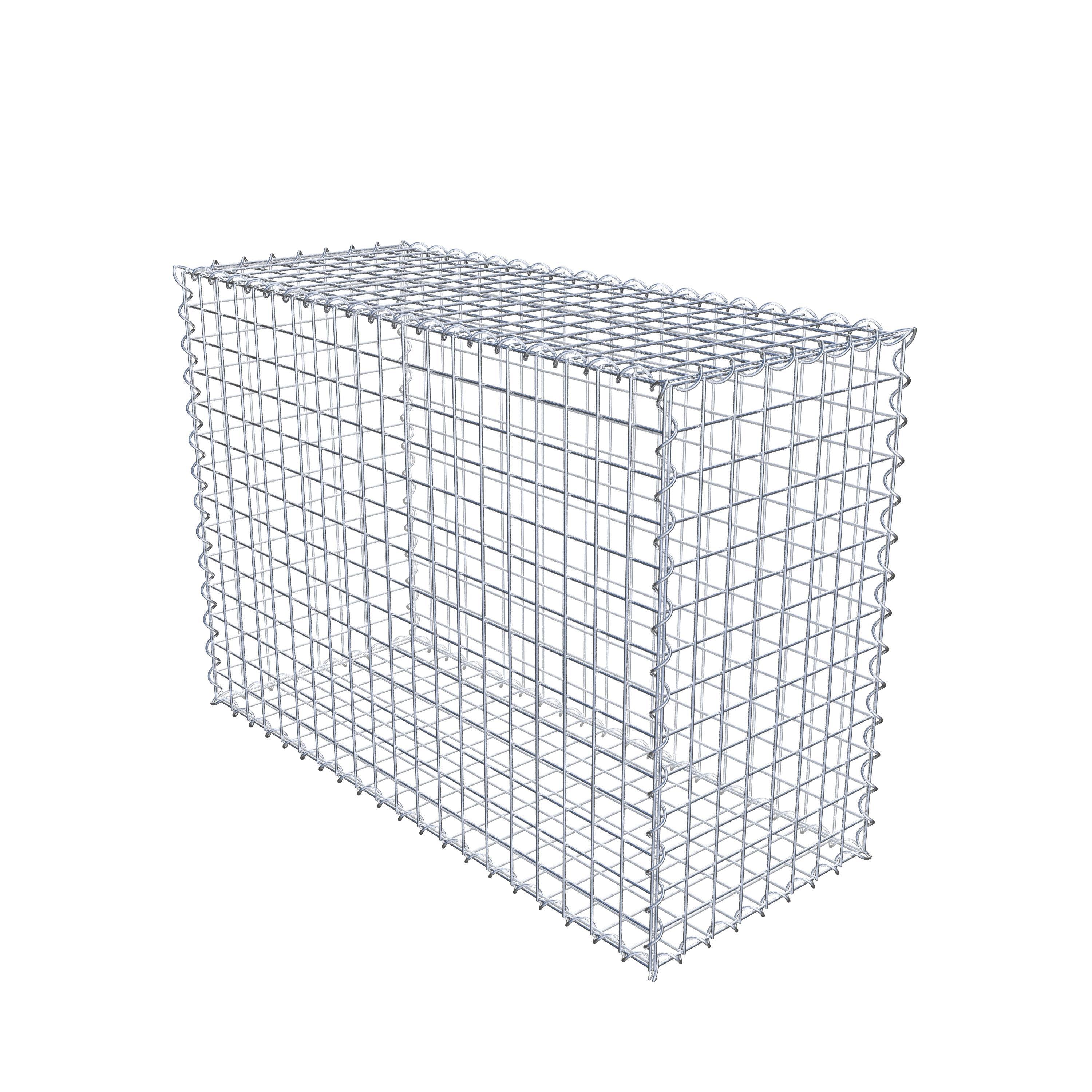 Gabion 100 cm x 70 cm x 40 cm (L x H x P), maille 5 cm x 5 cm, spirale