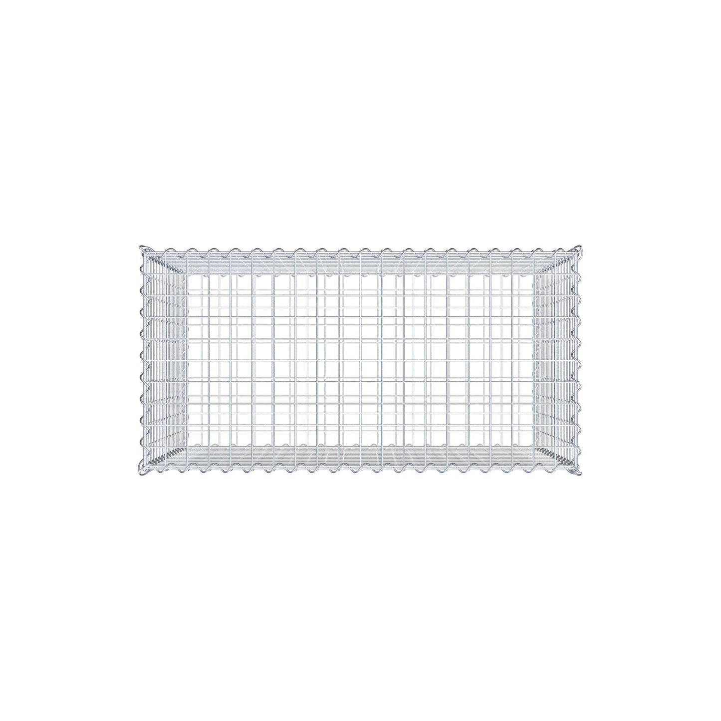 Gabion 100 cm x 70 cm x 50 cm (L x H x D), maskstorlek 5 cm x 5 cm, spiral