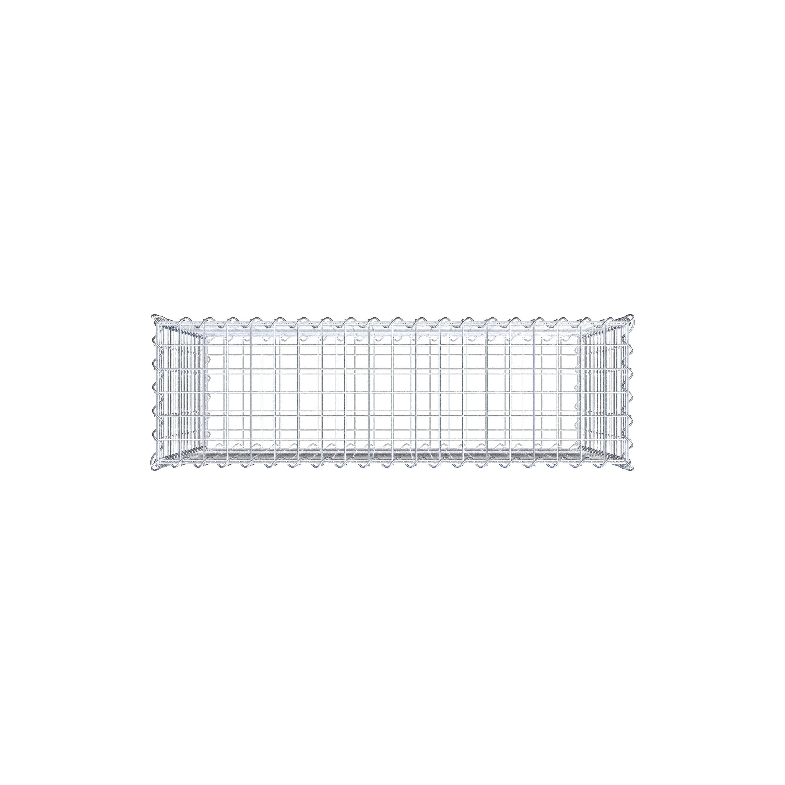 Gabion 100 cm x 80 cm x 30 cm (L x H x P), maille 5 cm x 5 cm, spirale