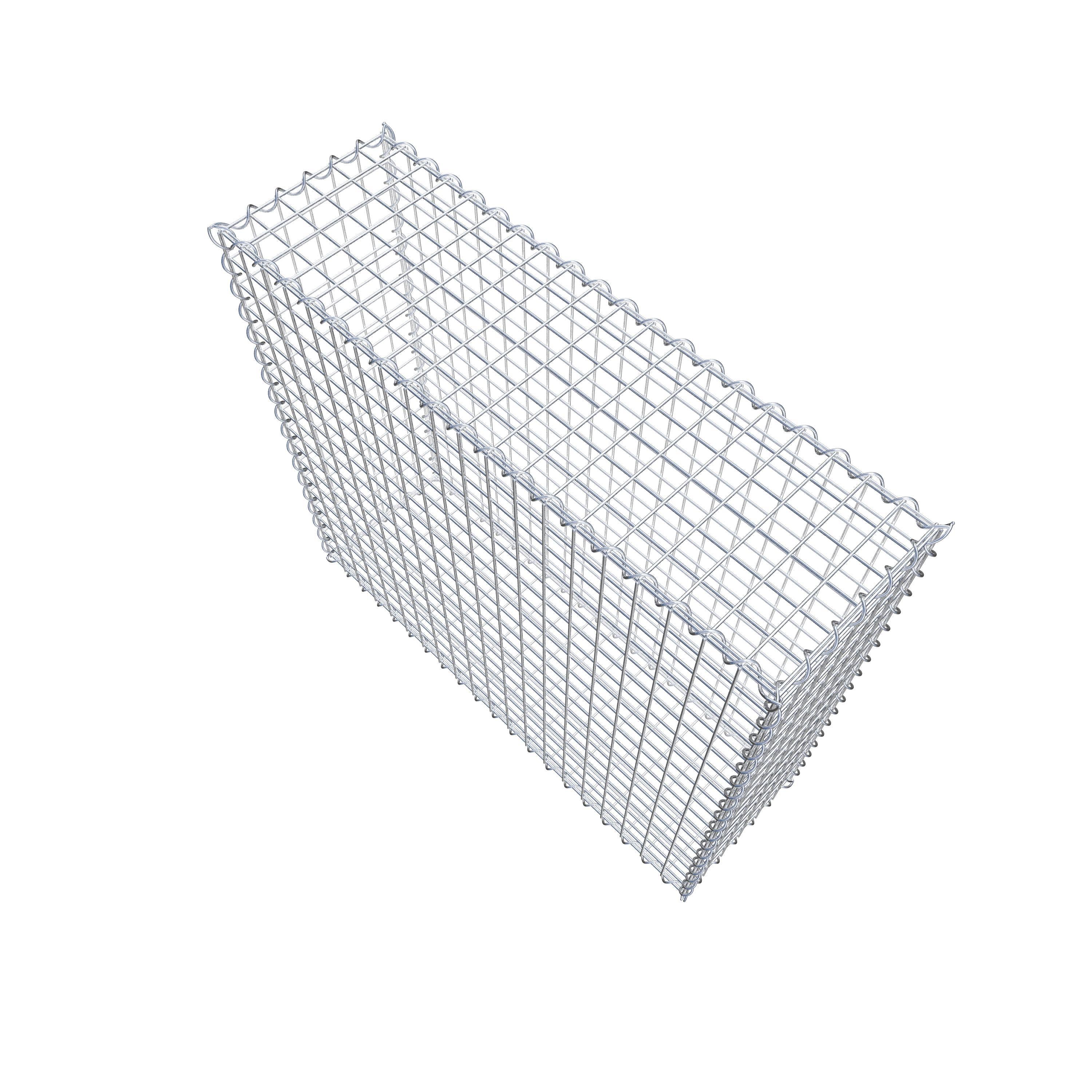 Gabion 100 cm x 90 cm x 30 cm (L x H x P), maille 5 cm x 5 cm, spirale