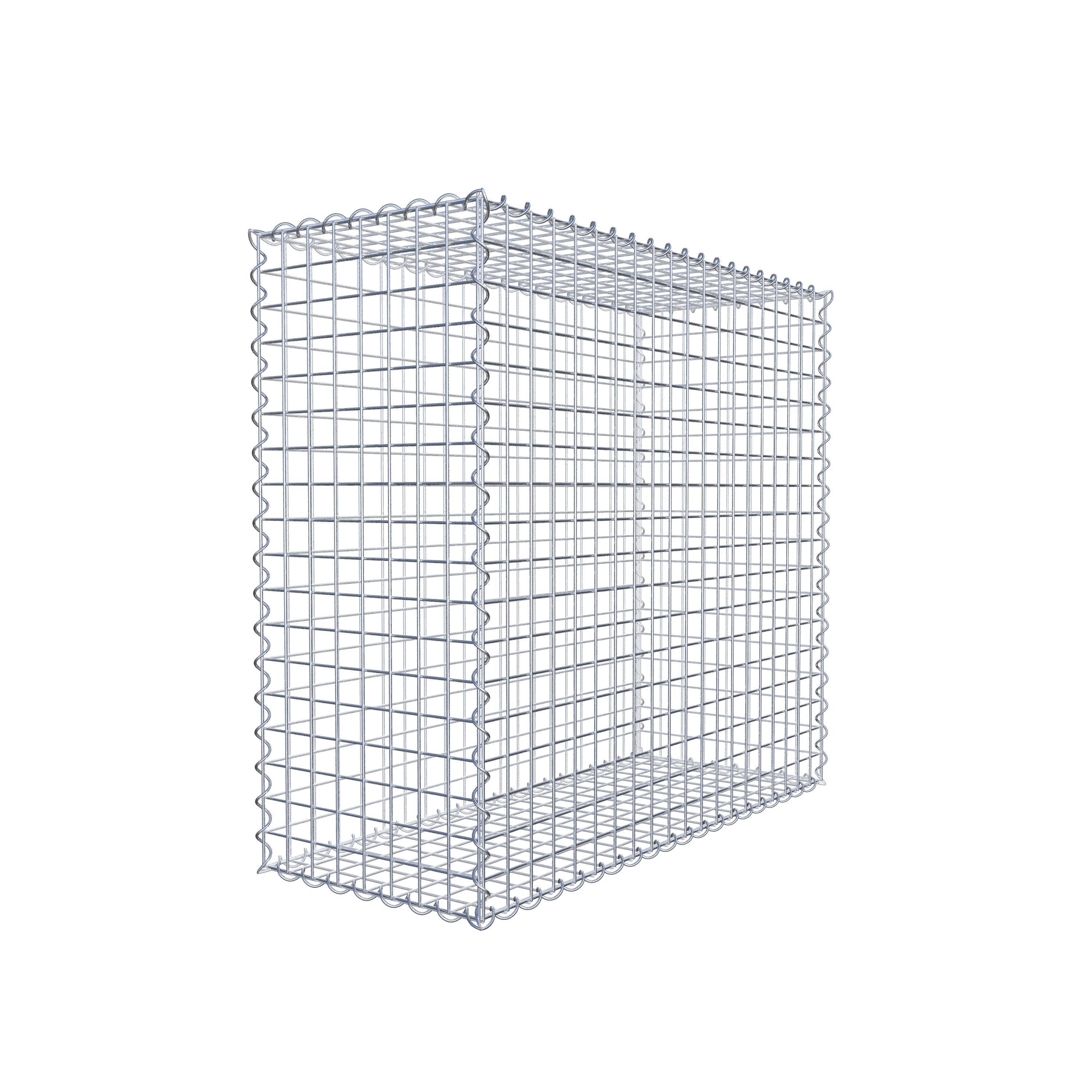 Gabion 100 cm x 90 cm x 40 cm (L x H x P), maille 5 cm x 5 cm, spirale