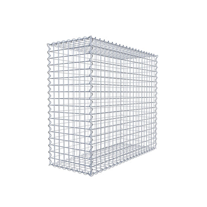 Gabion 100 cm x 90 cm x 40 cm (L x H x D), mesh size 5 cm x 5 cm, spiral
