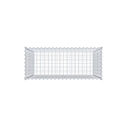 Gabion 100 cm x 90 cm x 40 cm (L x H x D), mesh size 5 cm x 5 cm, spiral