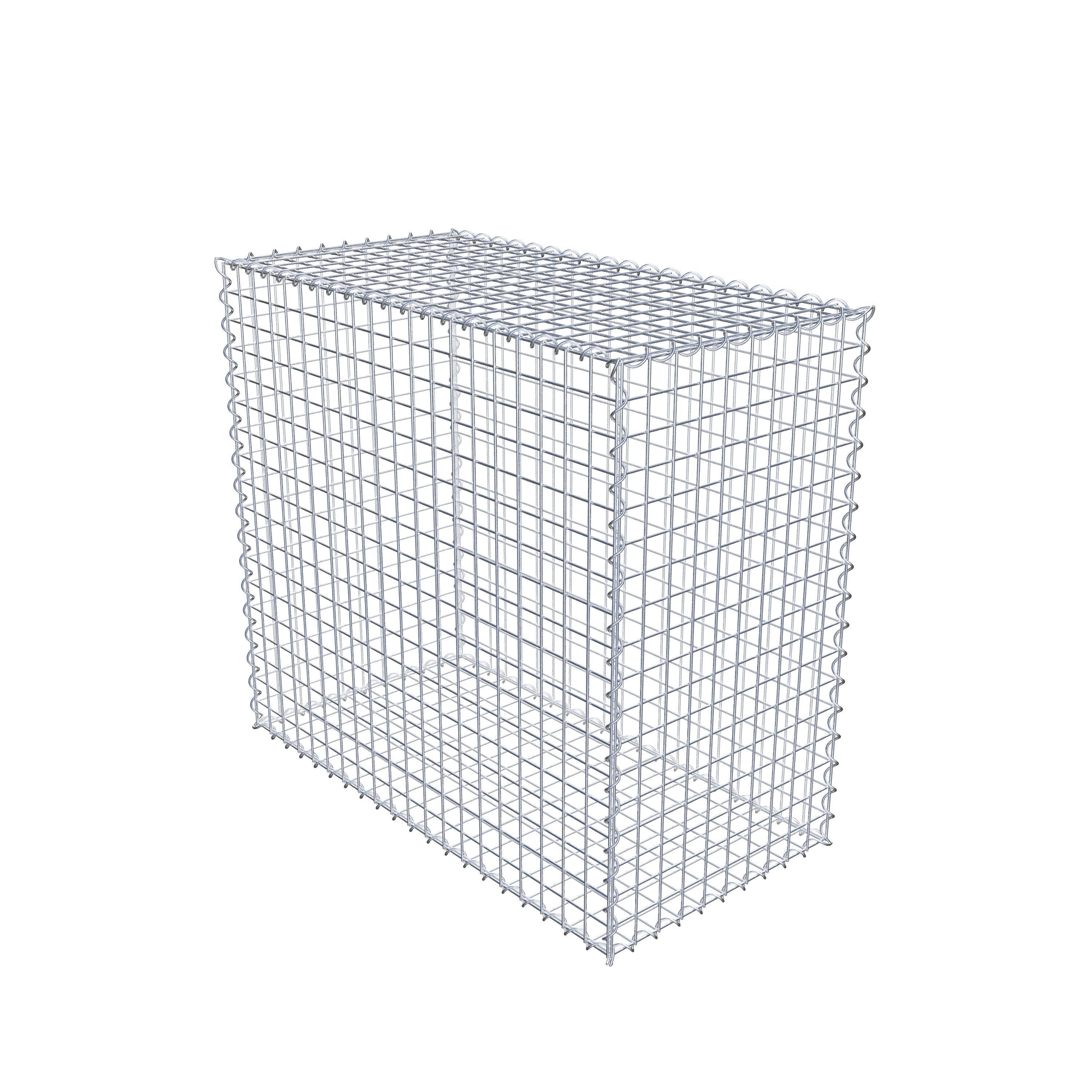 Gabion 100 cm x 90 cm x 50 cm (L x H x P), maille 5 cm x 5 cm, spirale