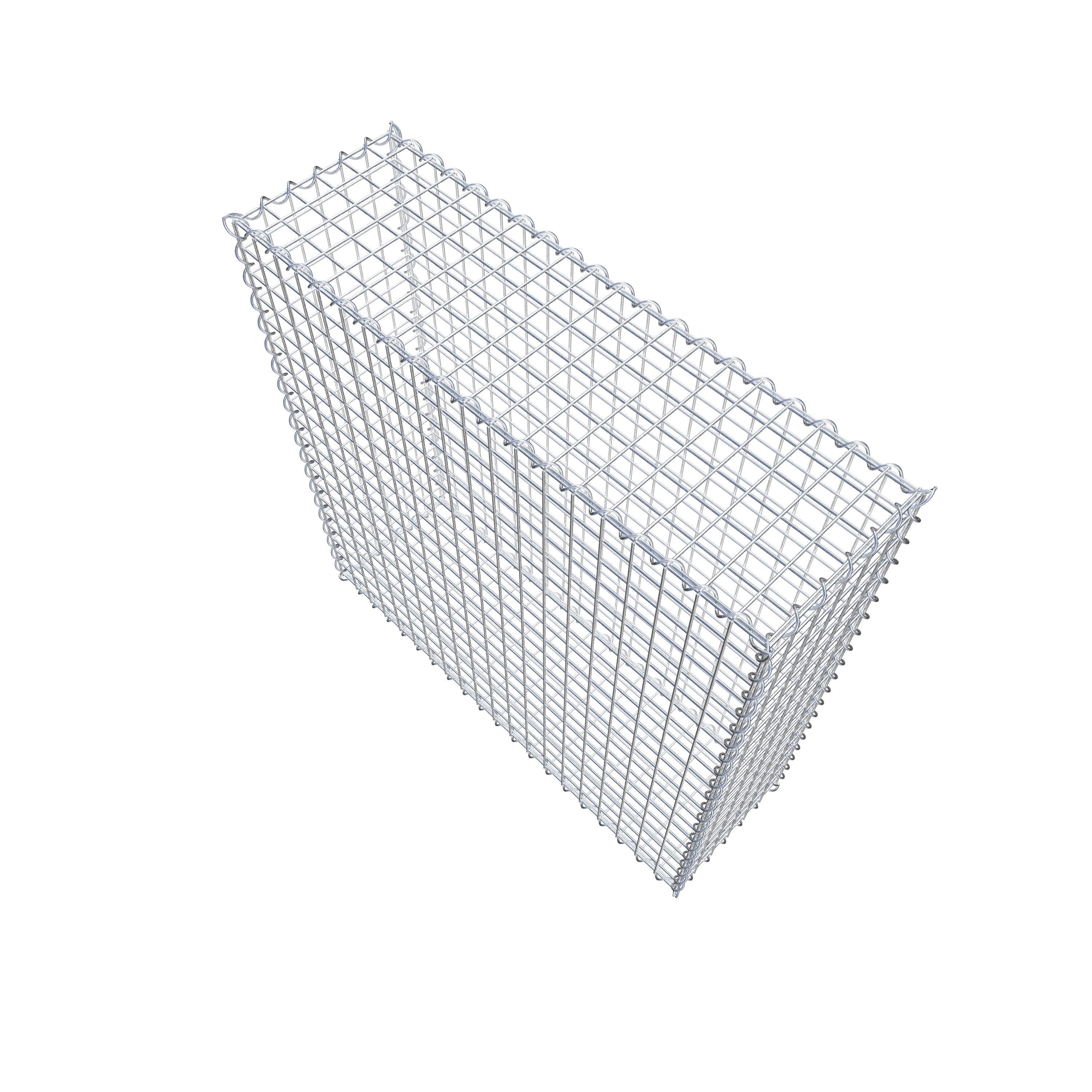 Gabion 100 cm x 100 cm x 30 cm (L x H x P), maille 5 cm x 5 cm, spirale