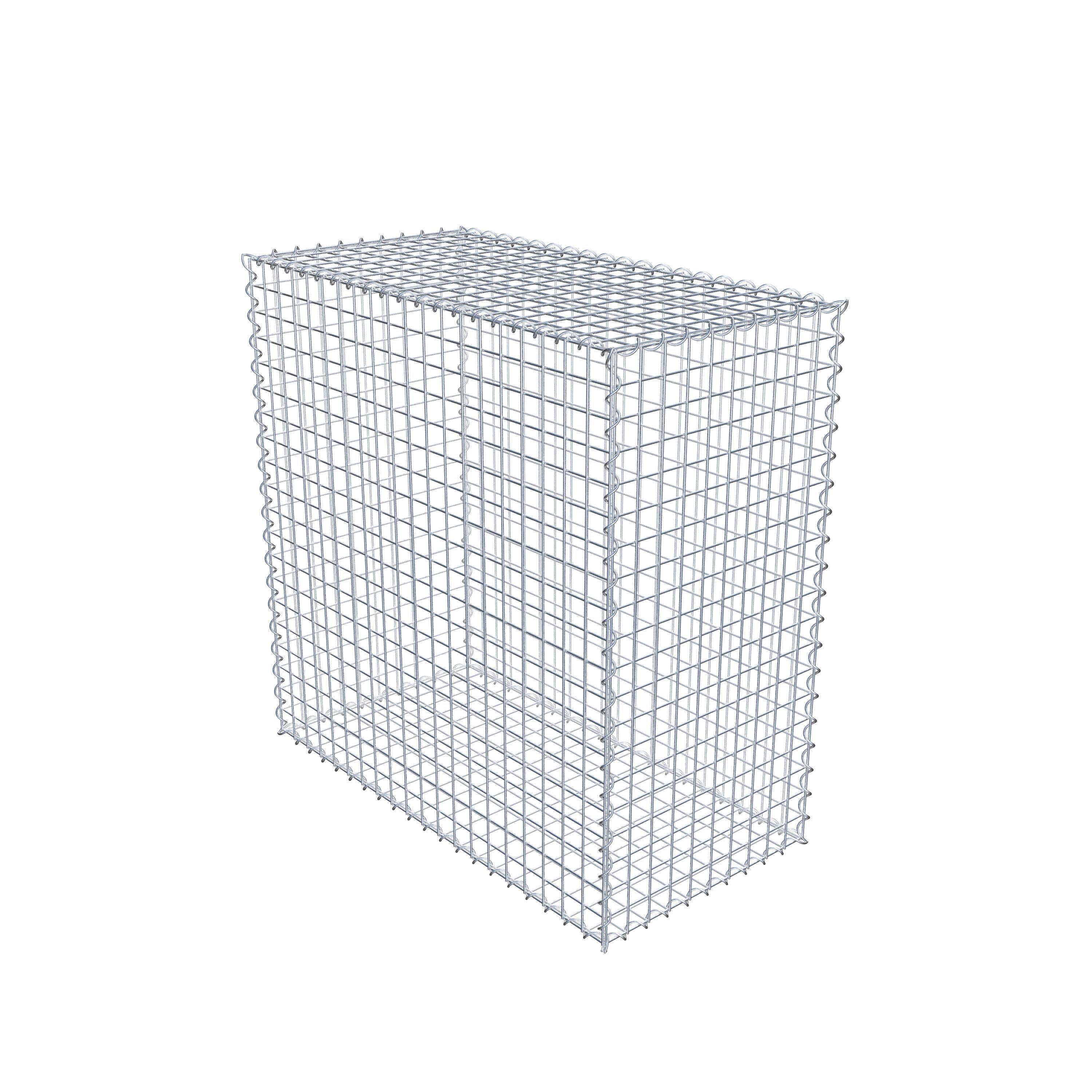 Gabion 100 cm x 100 cm x 50 cm (L x H x P), maille 5 cm x 5 cm, spirale